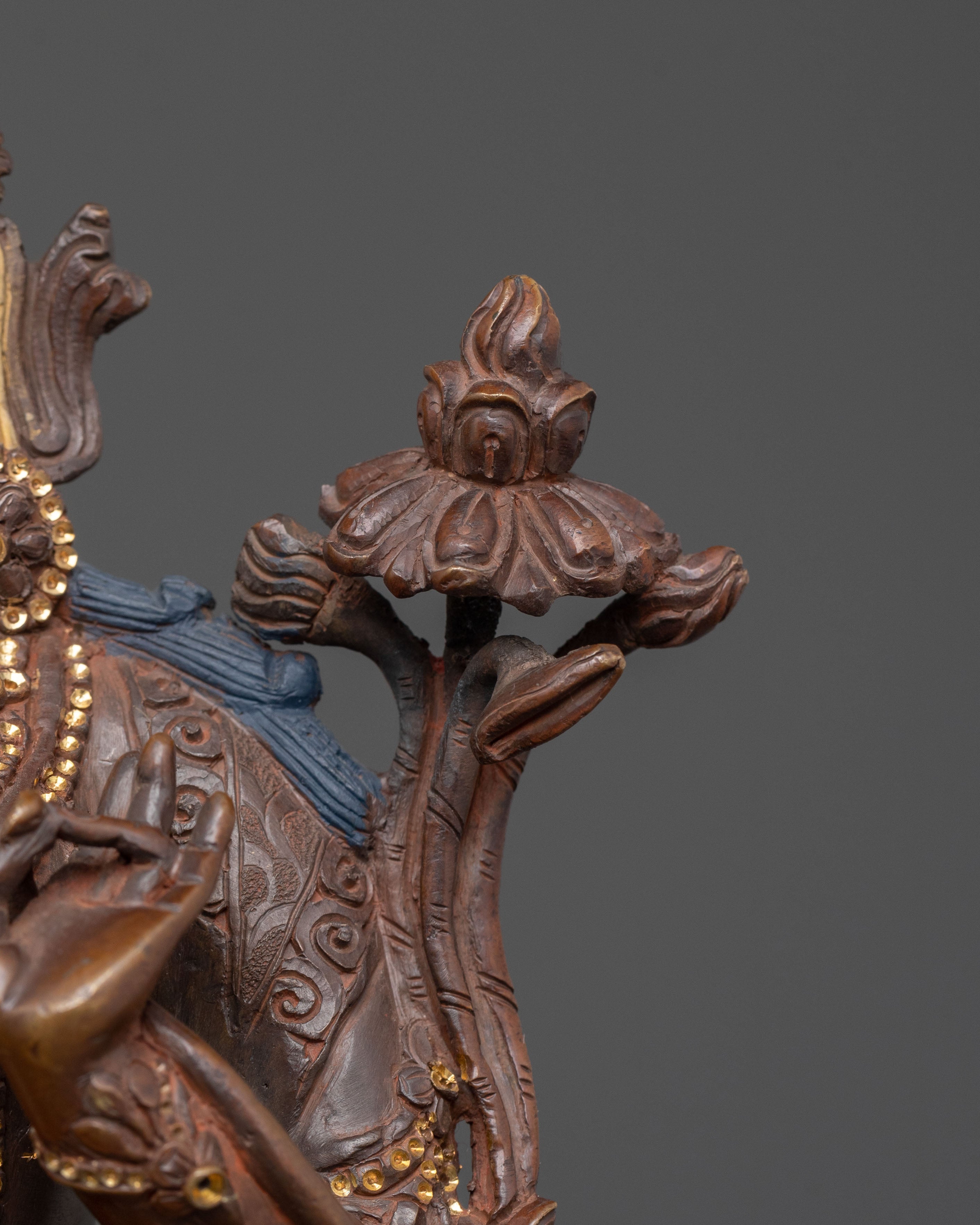 Green Tara Spiritual Statue | Buddhist Altar Sculpture