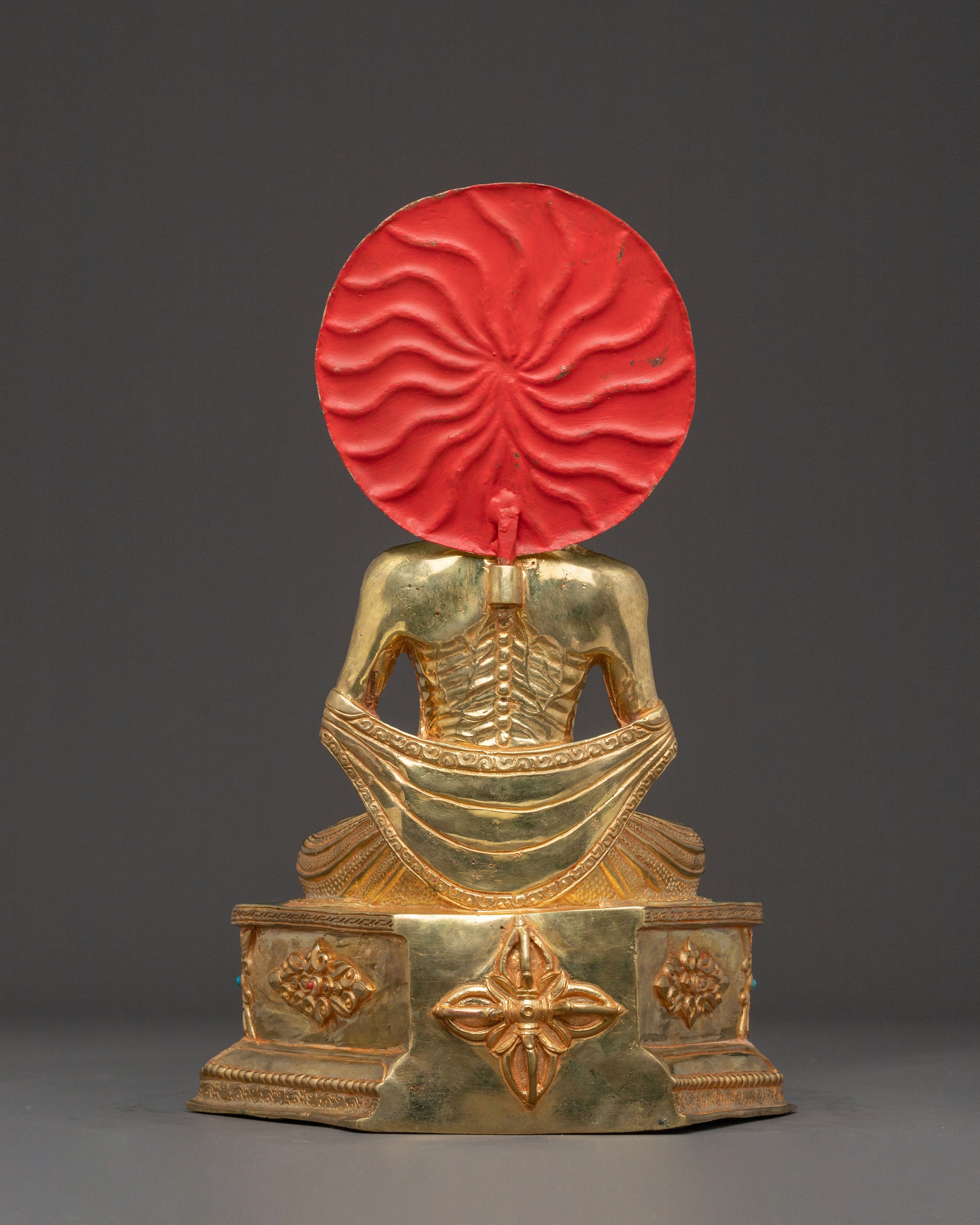 Spiritual Fasting Buddha Statue – Exquisite Handcrafted Copper Statue