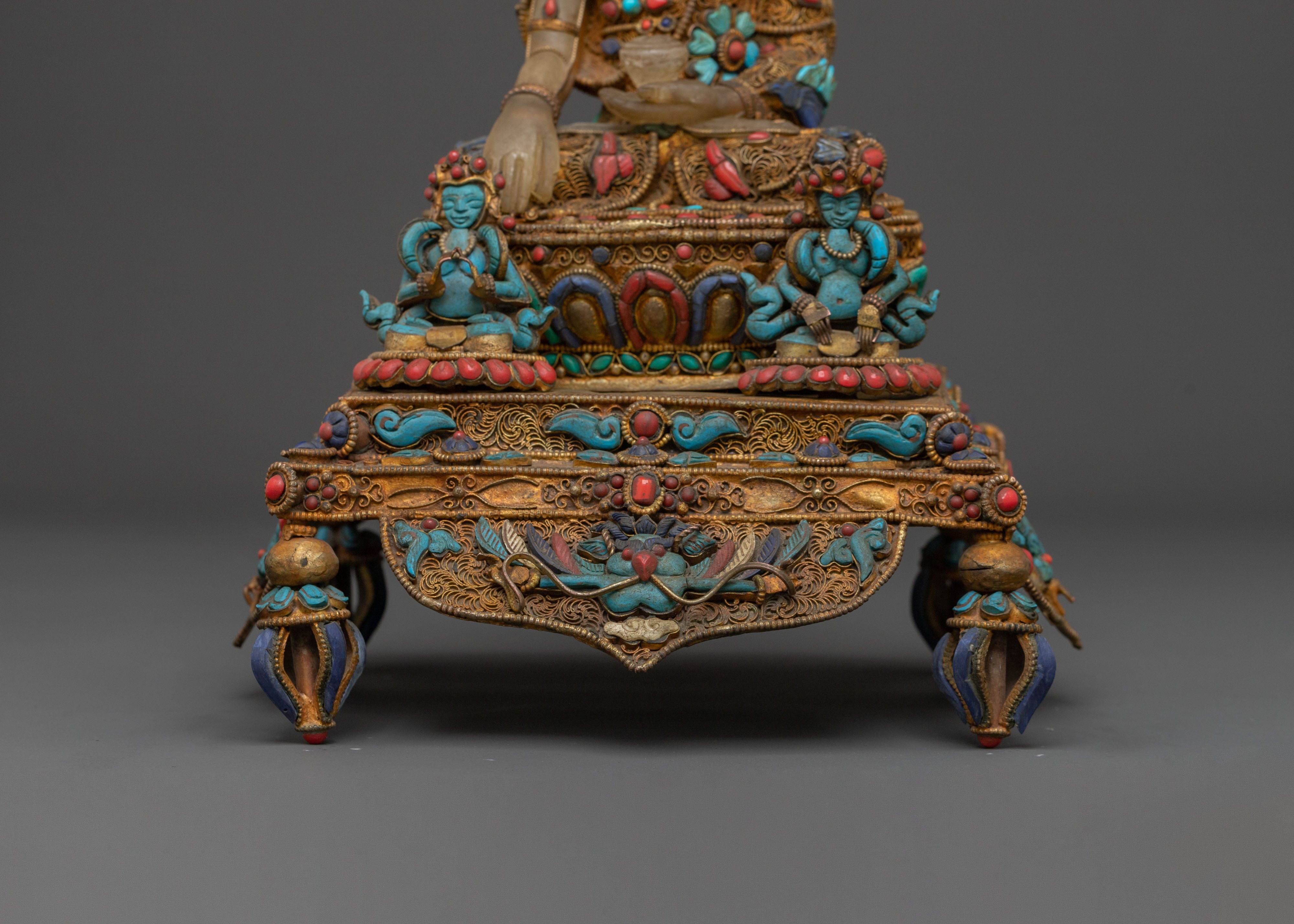 Handmade Sacred Throne | Himalayan Spiritual Altar
