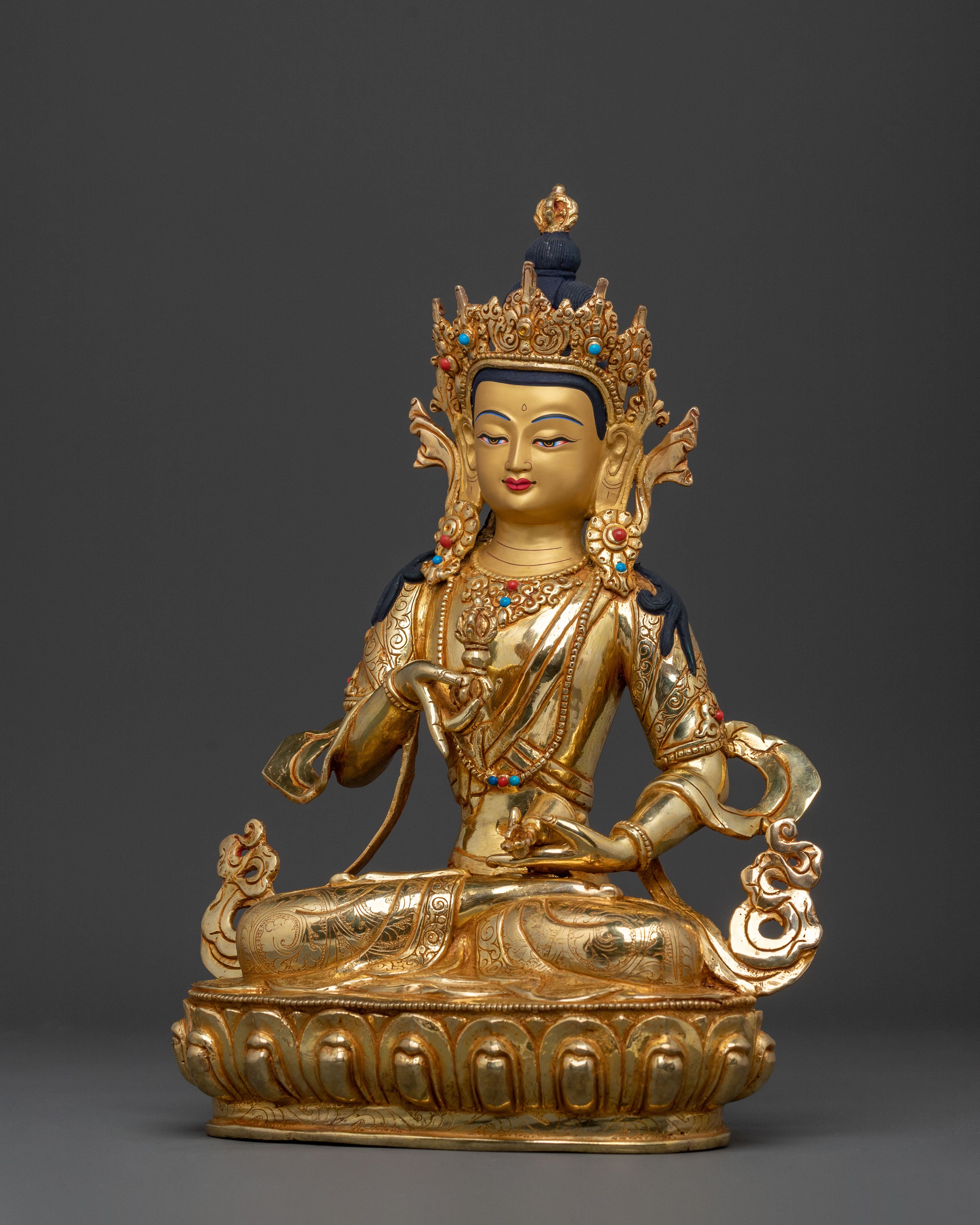 24K Gold Gilded Purification Figurine Vajrasattva