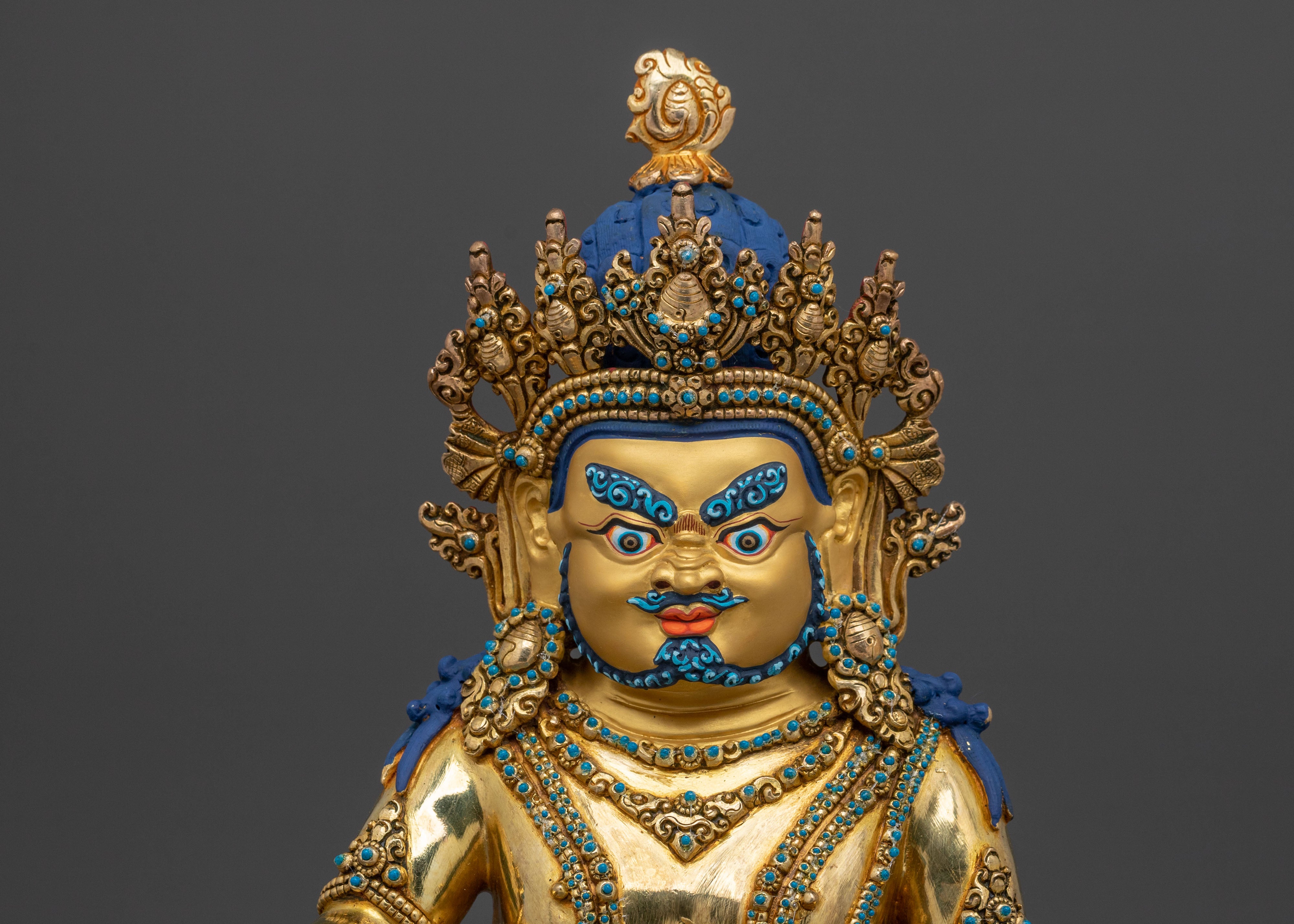 Dzambhala Deity of Abundance Statue | Symbol of Fortune and Generosity