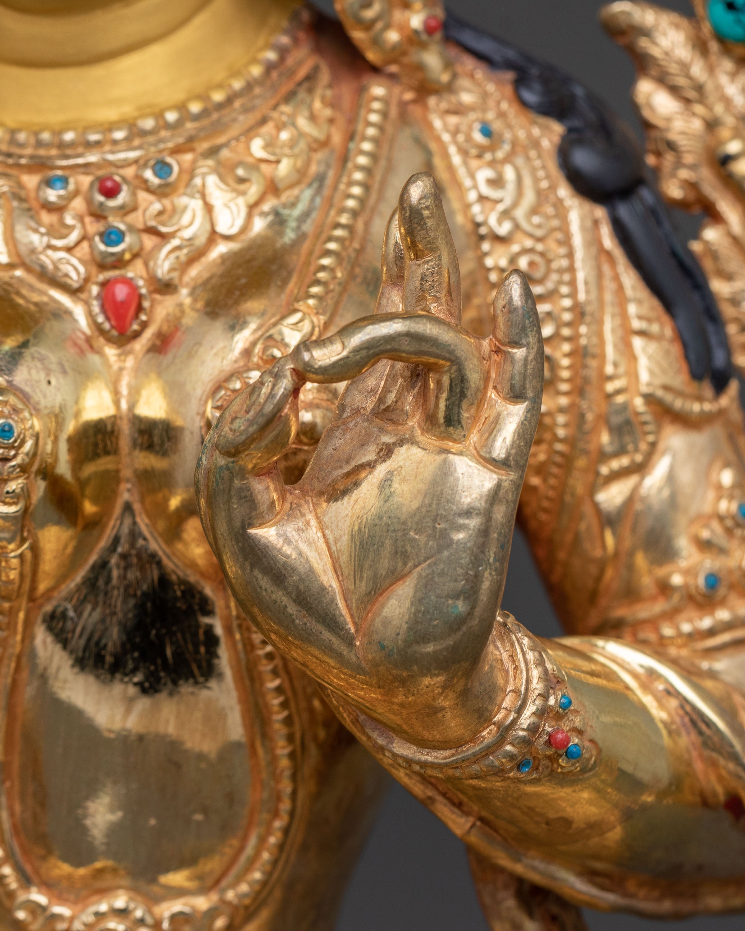 Mother  Green Tara Blessing Statue | Spiritual Guardian