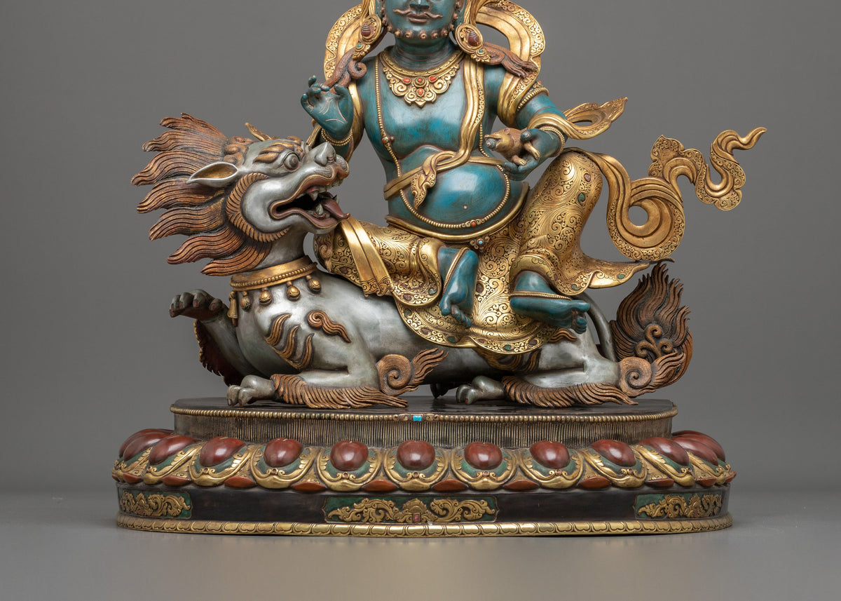 Namtoshe Copper Sculpture | Guardian King of Wealth and Protection