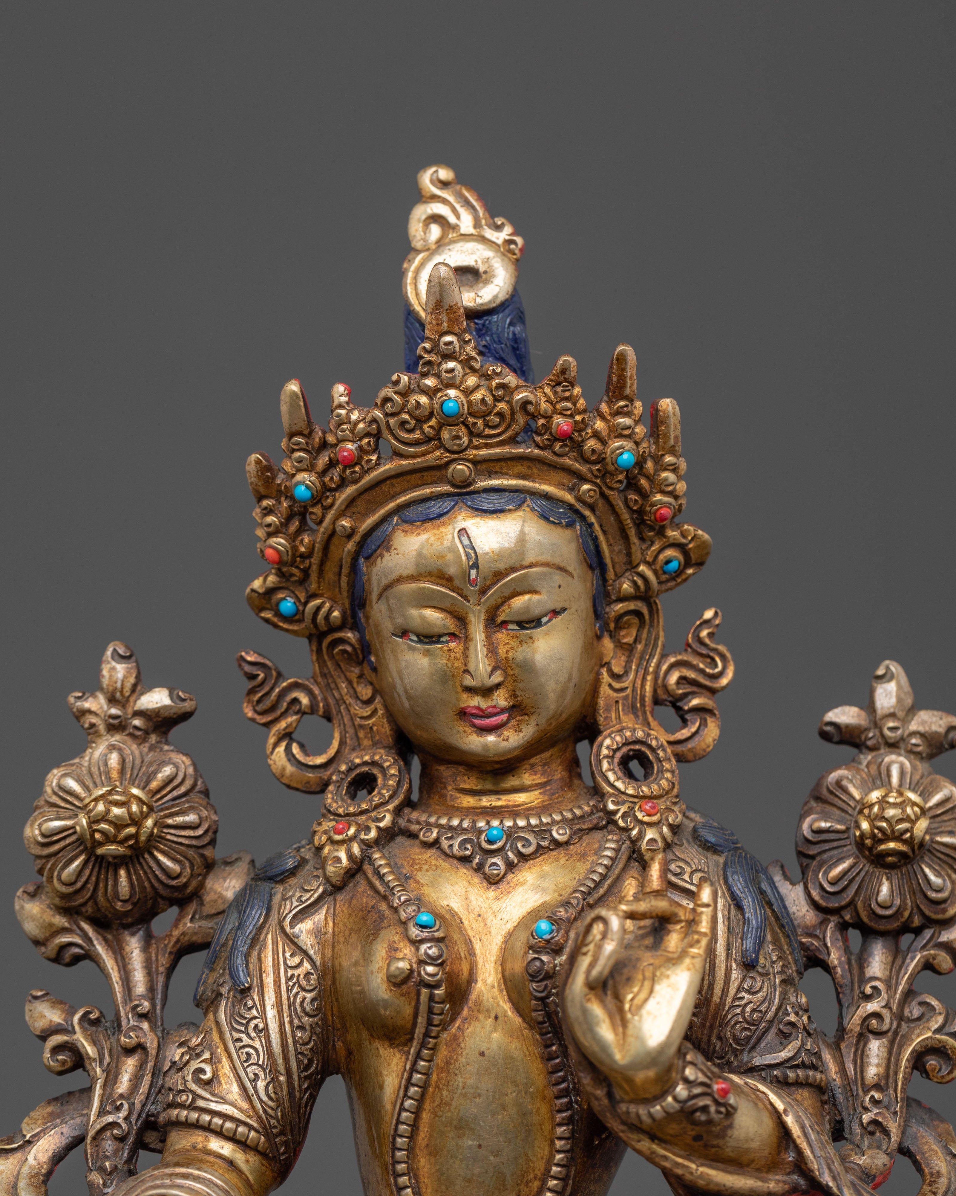 Divine White Tara Spiritual Statue | Blessing Icon