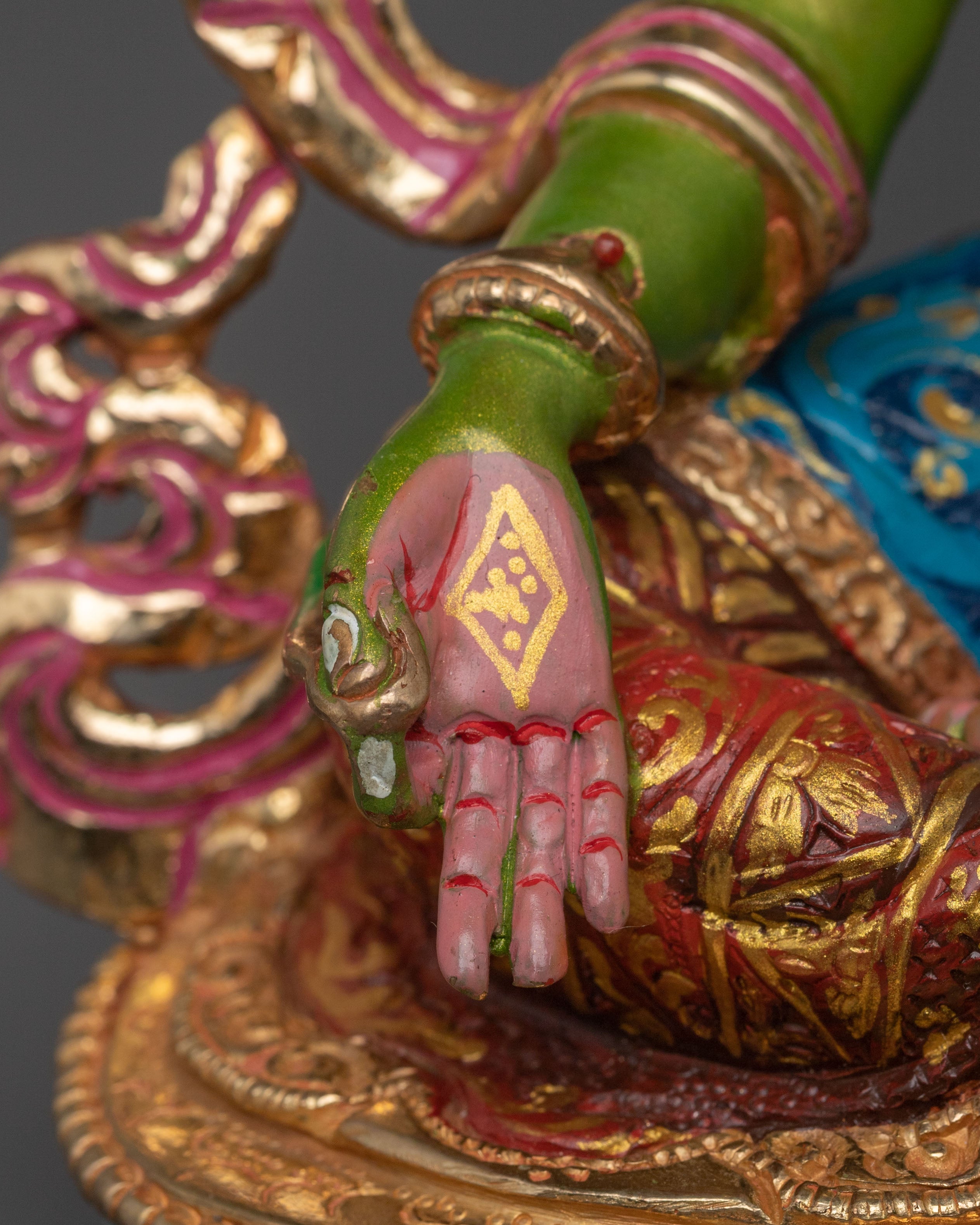 Green Tara Sadhana Statue | Tibetan Buddhist Goddess