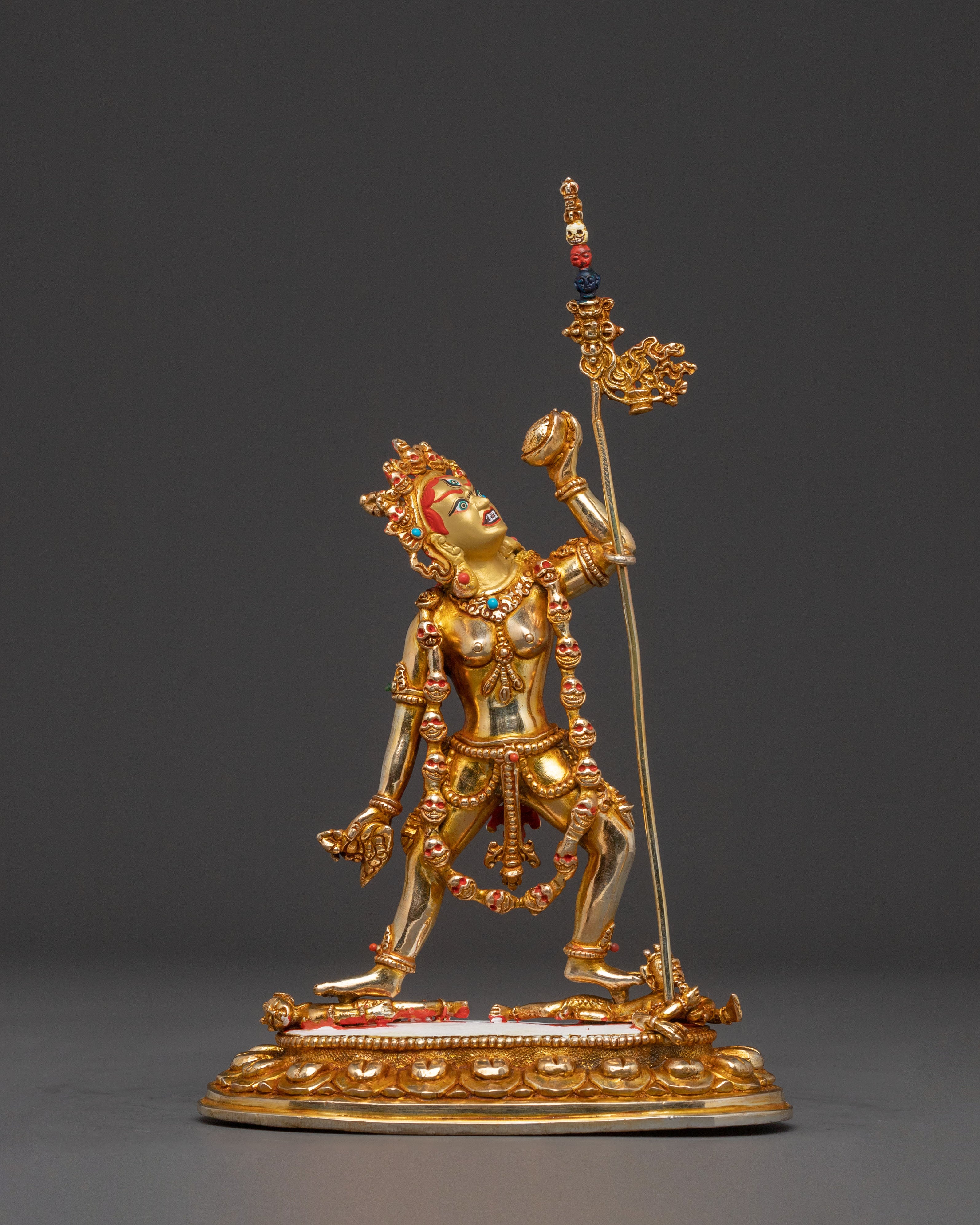 Vajrayogini Tantric Goddess Statue – Hand-Gilded Copper Statue