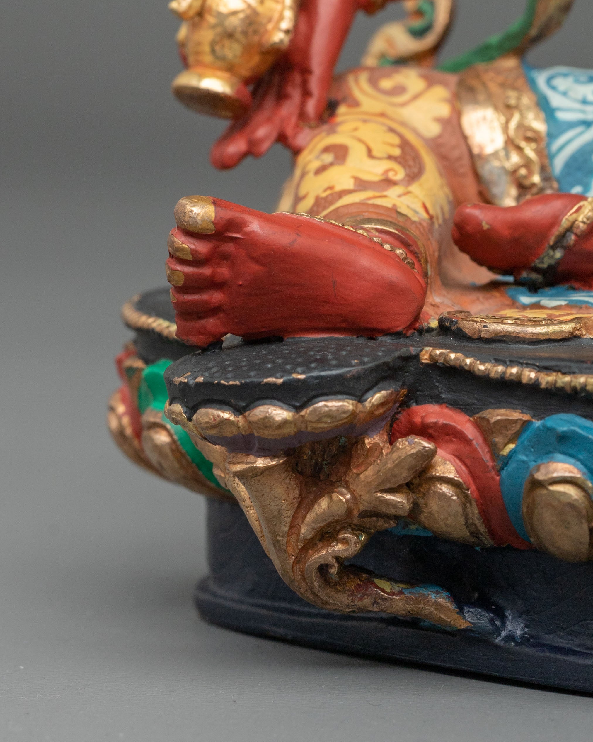 Tibetan Buddhist Red Tara Statue | Handcrafted Devotion