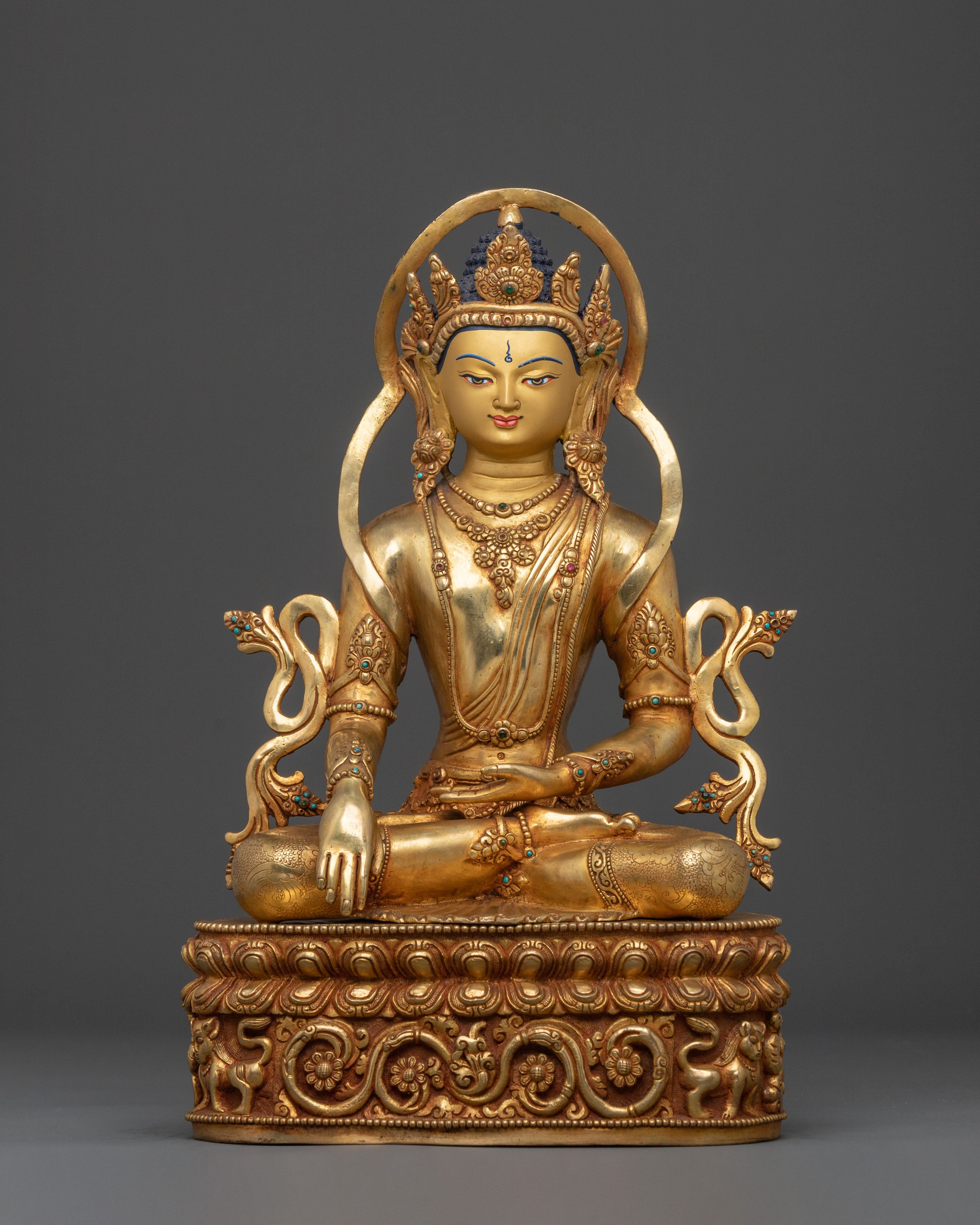 Crown Shakyamuni Buddha Statue 