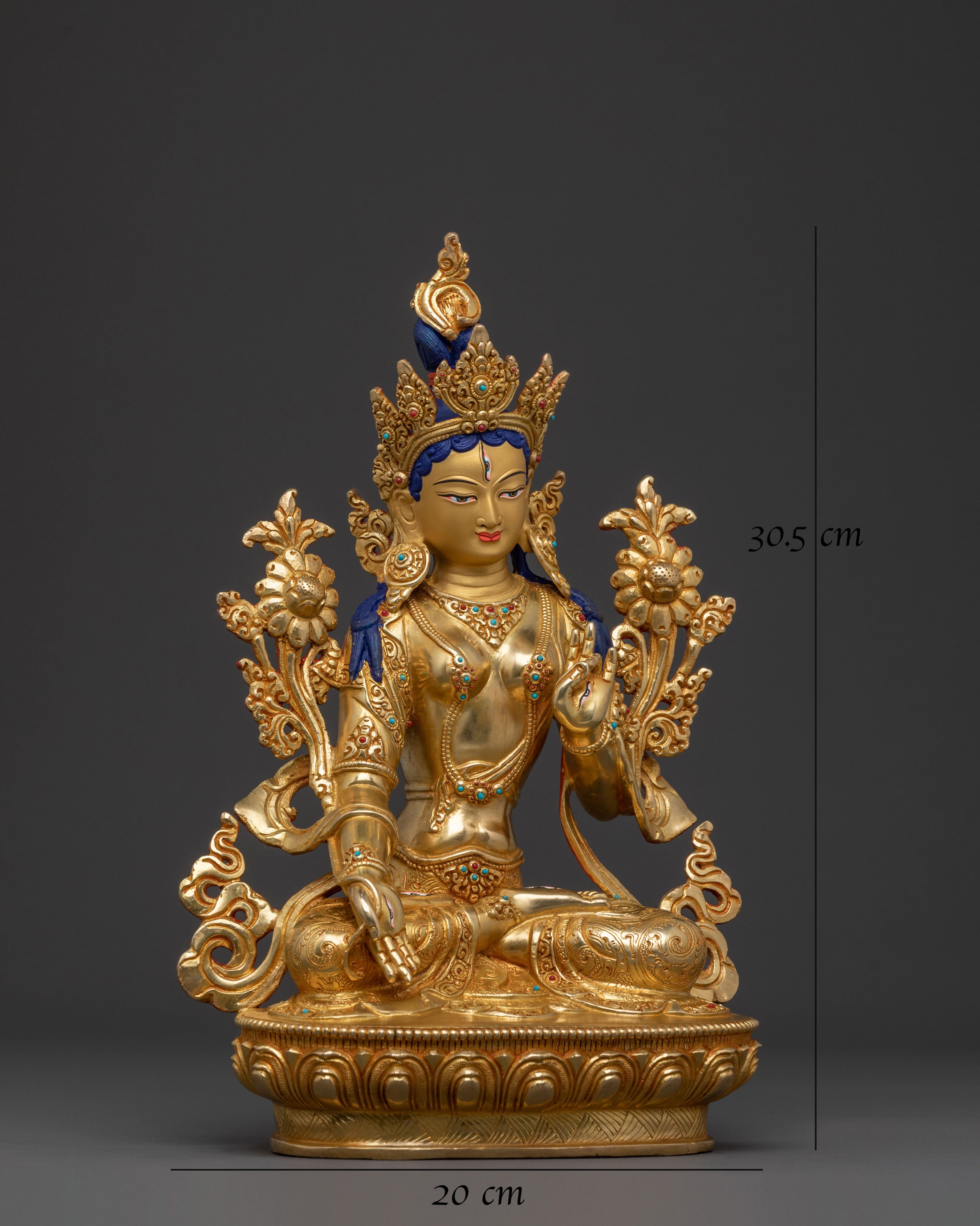 Goddess White Tara Statue | Meditation Figure