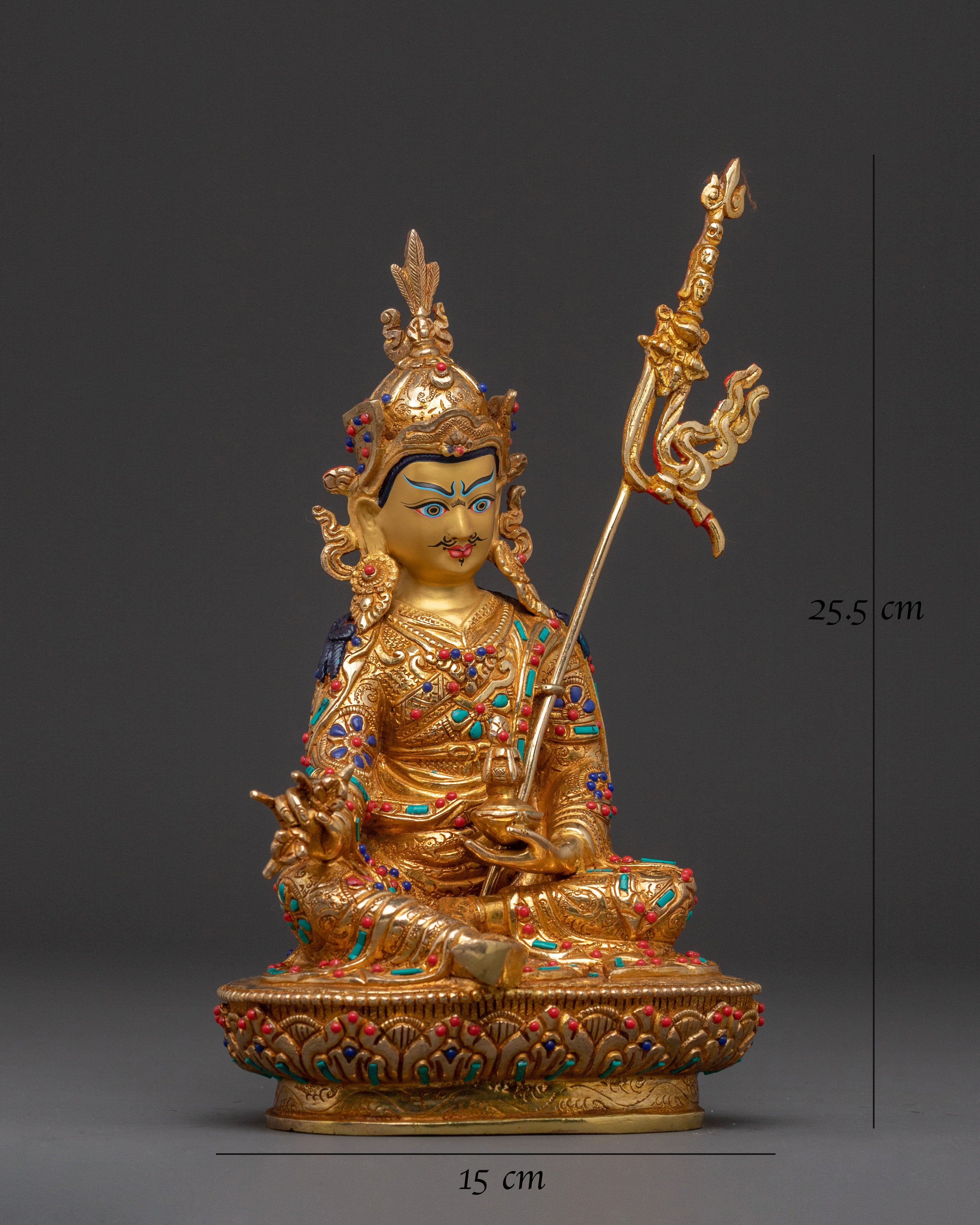 Handcrafted Guru Rinpoche Statue | Sacred Teacher