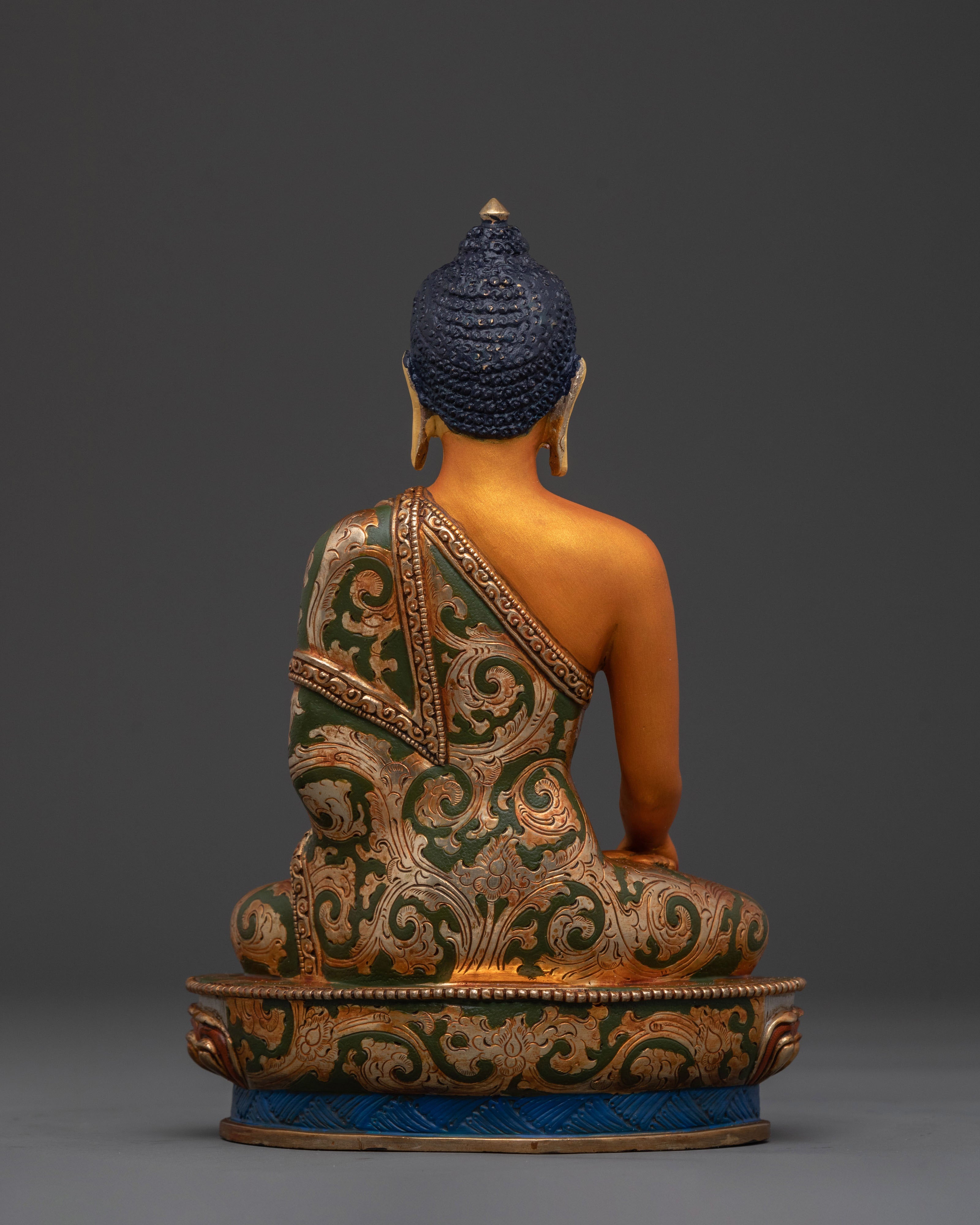 Three Buddhas Statue Set | 24K Gold Gilded Figurines
