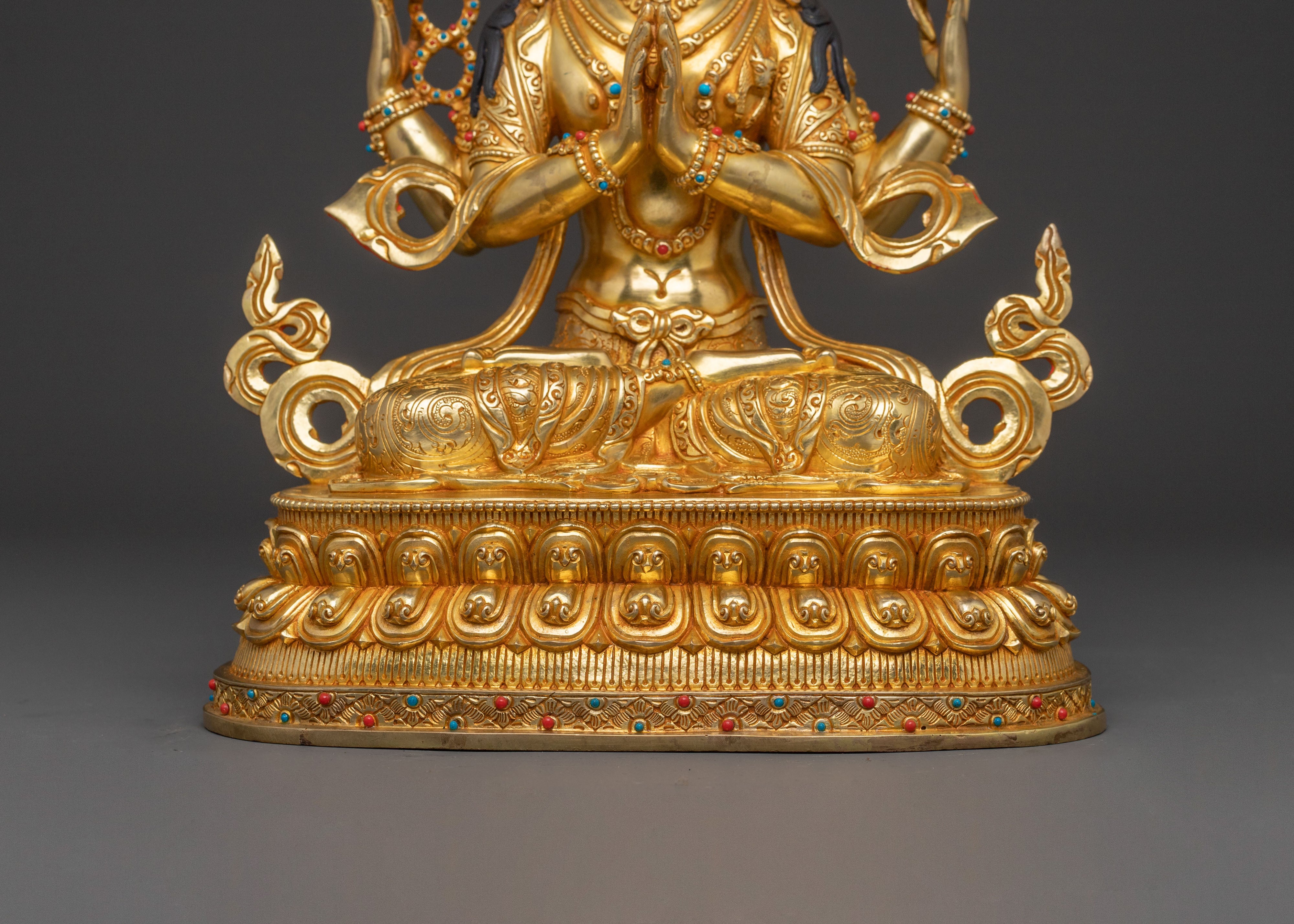 Handcrafted Chenrezig Statue | Serene Compassion