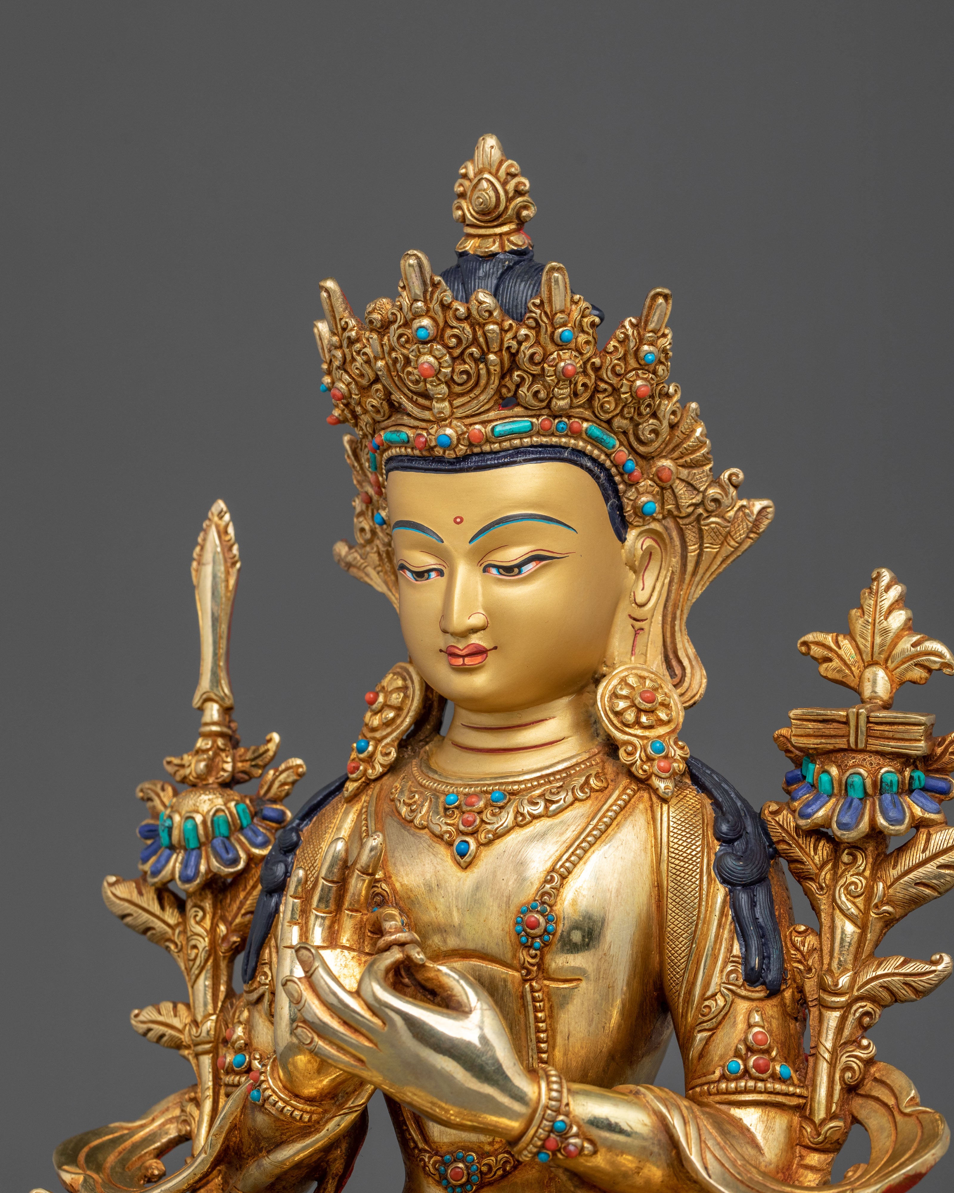 Tikshna Manjushri Wisdom Figurine | Home Decor