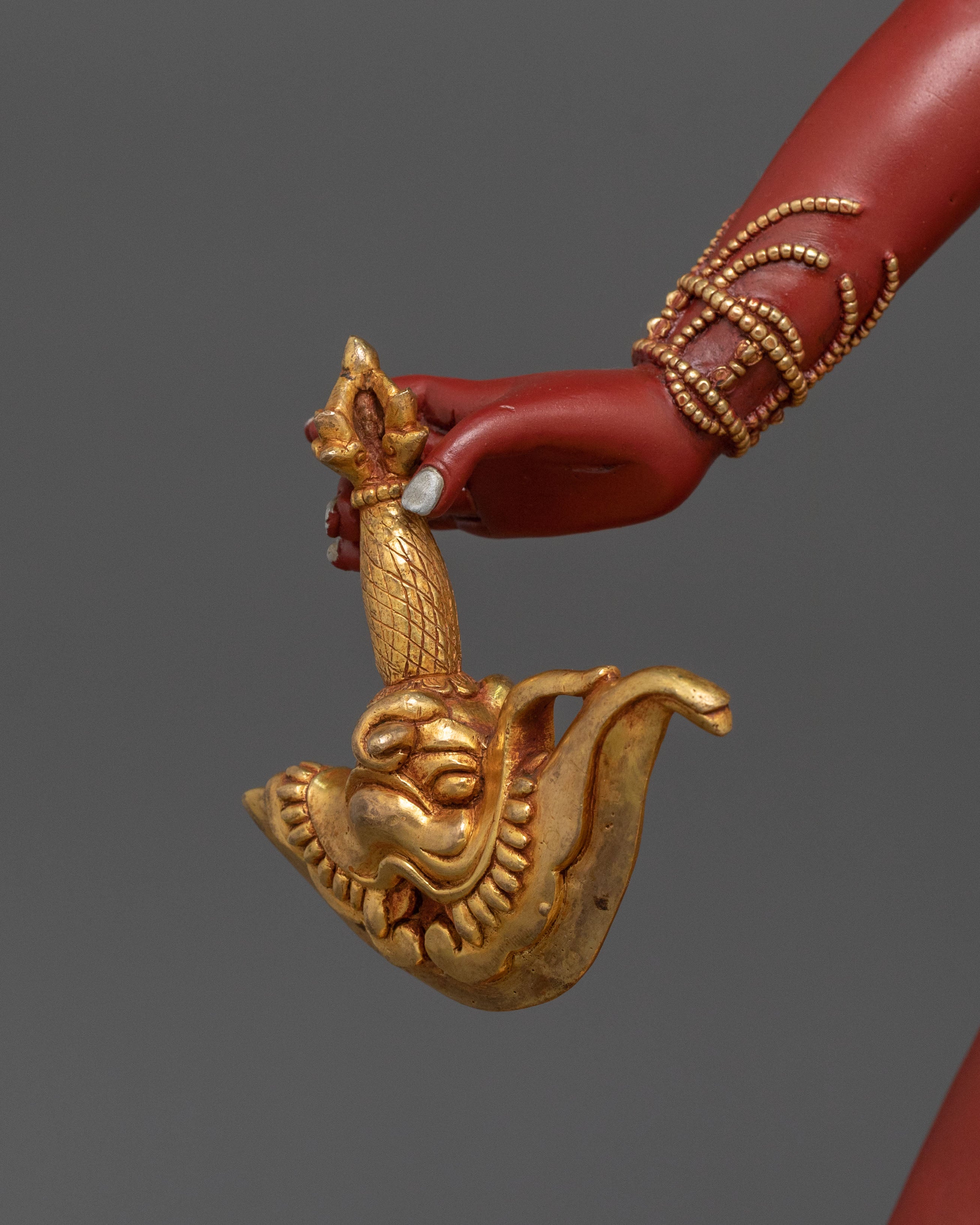 Handcrafted Wrathful Vajrayogini Statue | Tibetan Buddhist Dakini Sculpture