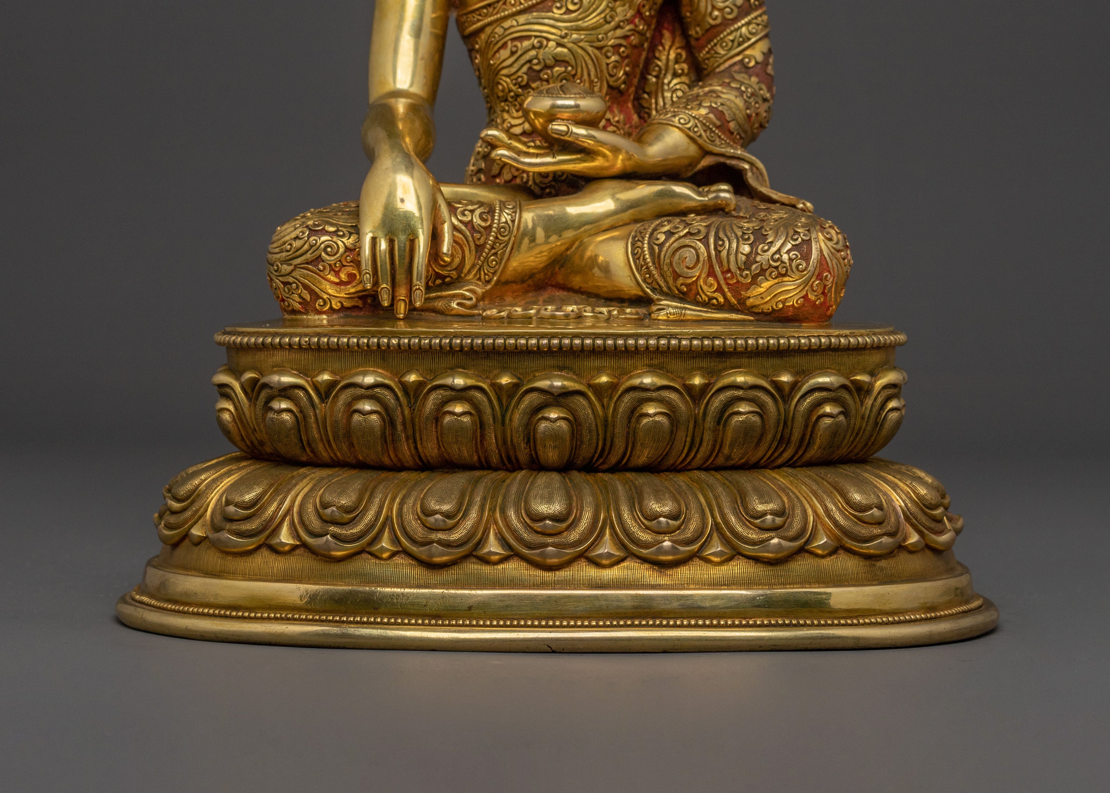 Handmade Shakyamuni Buddha Dharma Statue for Altars