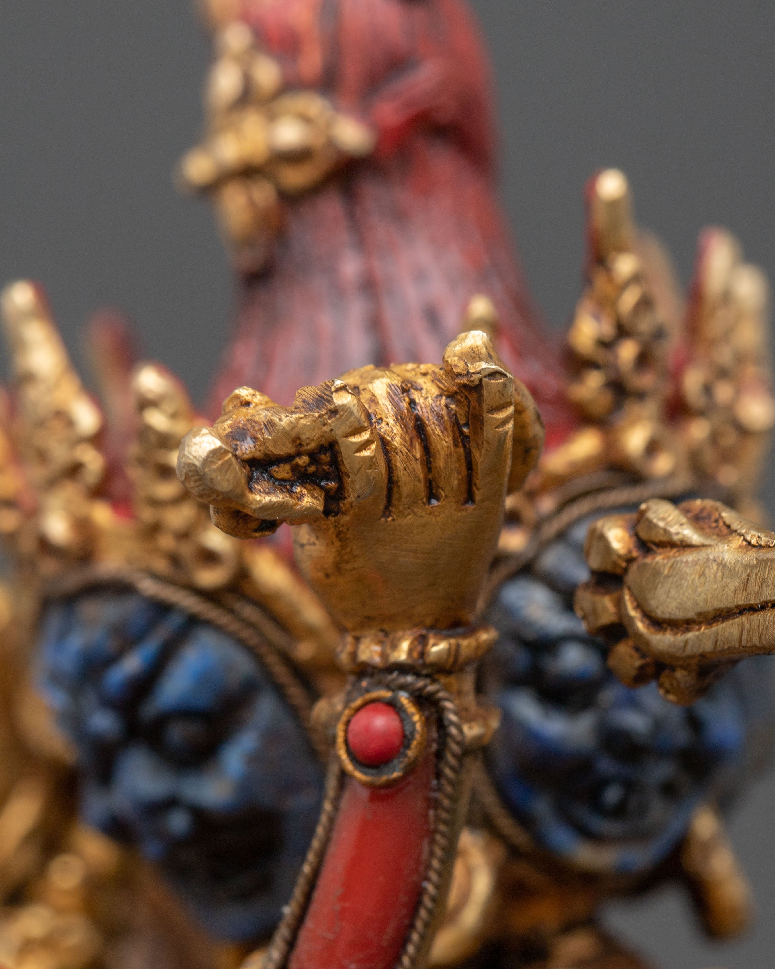 Chakrasamvara Spiritual Sculpture | Tantric Deity of Enlightened Union