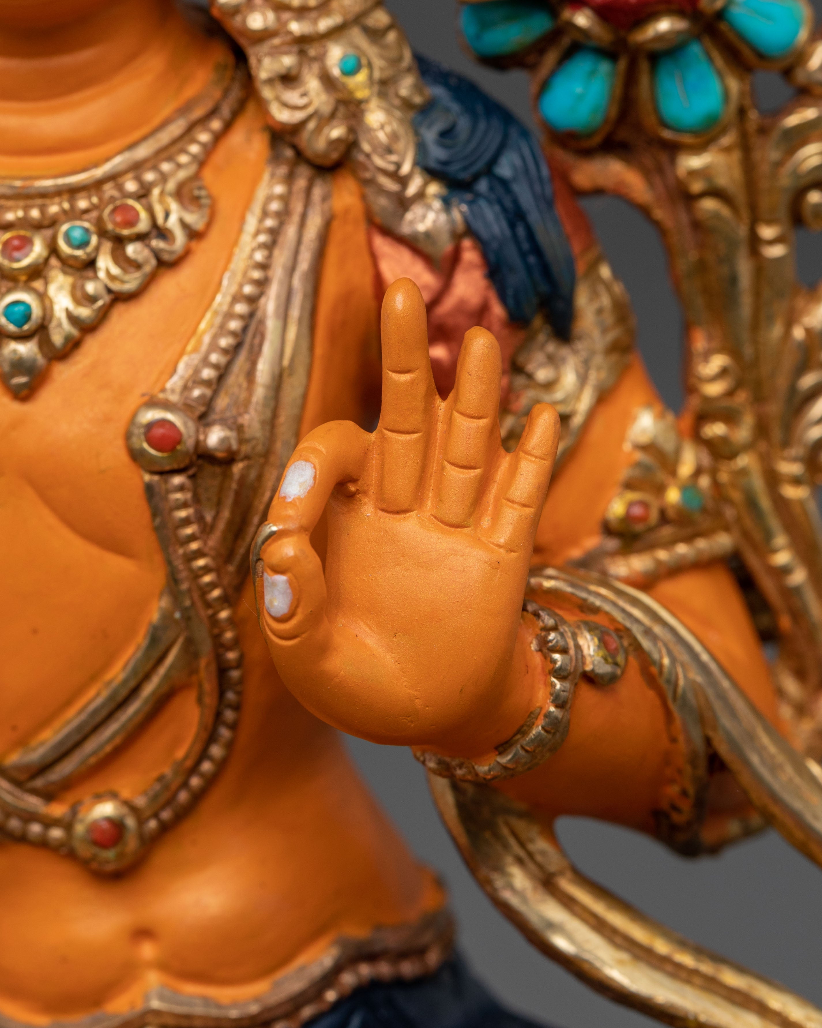 Manjushri Handcrafted Statue | Spiritual Figurine