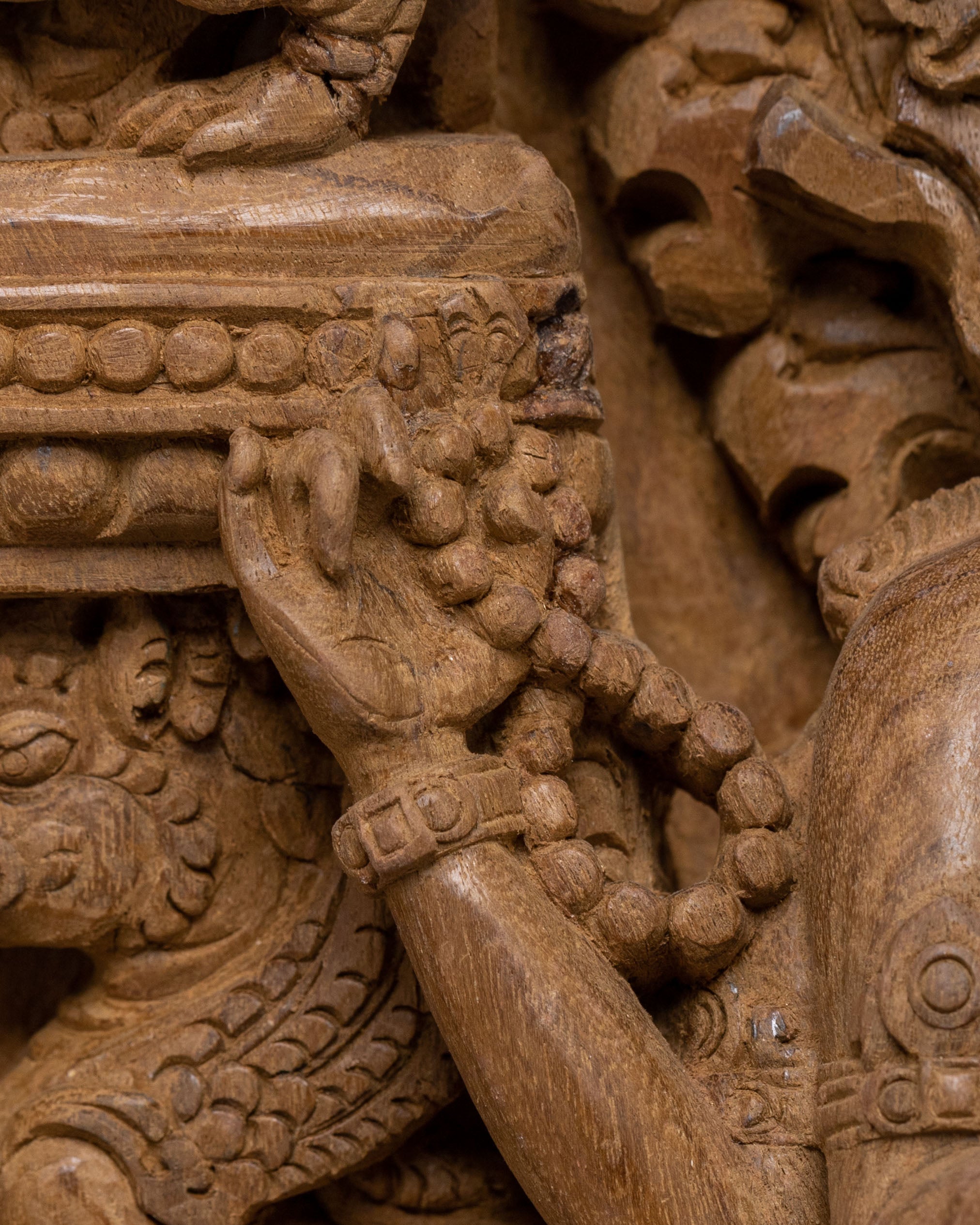 Lokeshvara Wooden Statue | Spiritual Decor