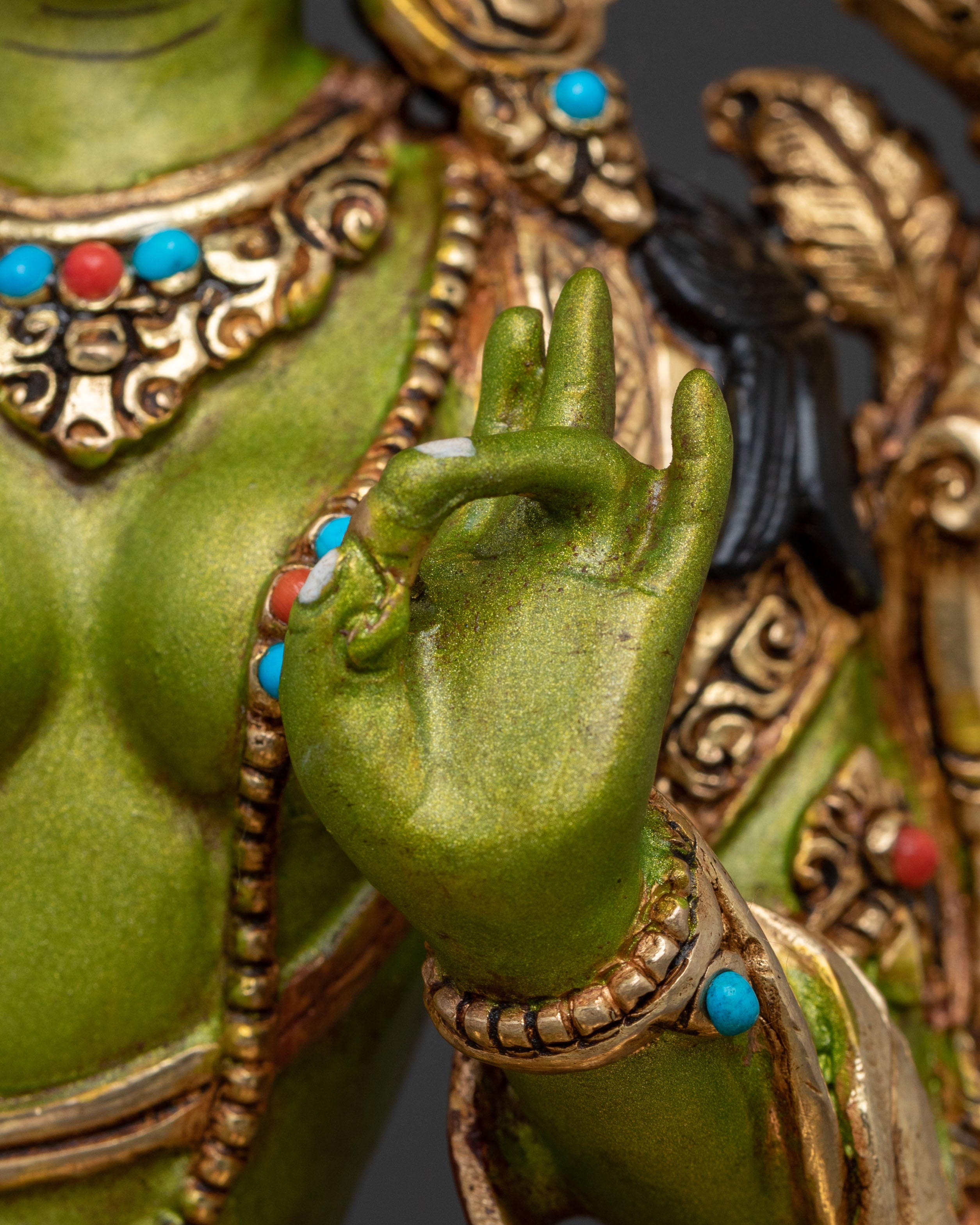 Green Tara Divine Statue | Compassion Figure