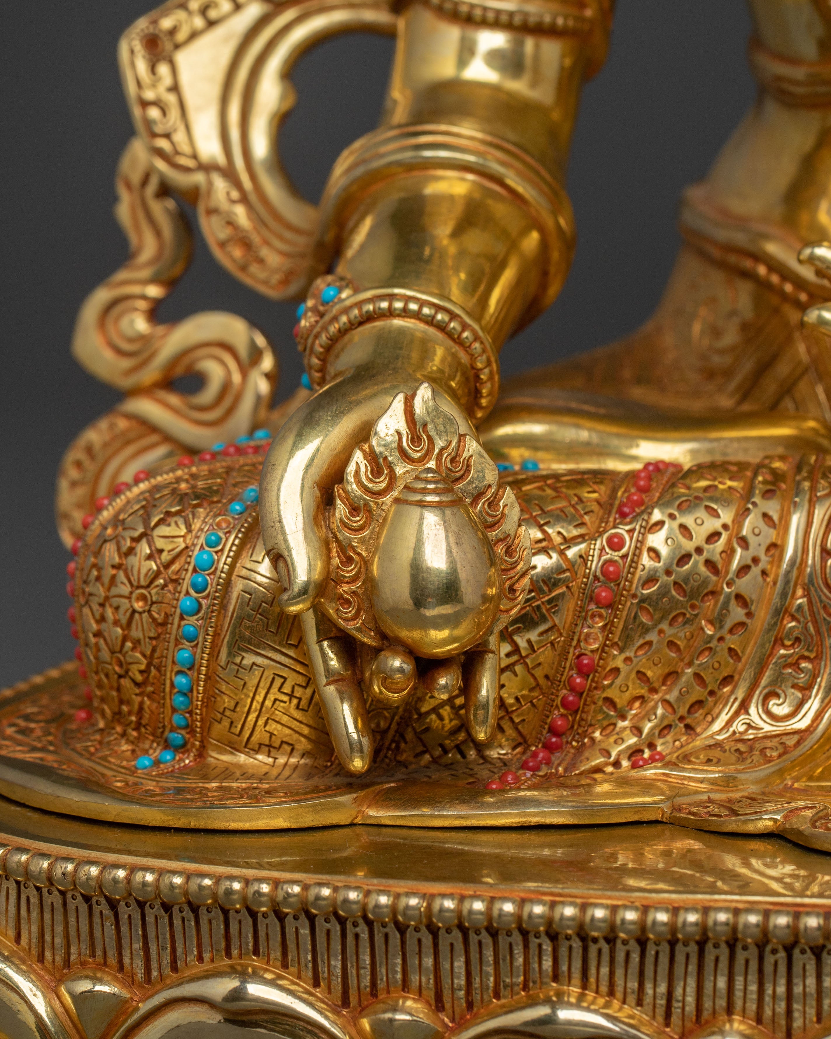 Kshitigarbha Sculpture | Tibetan Bodhisattva Figurine