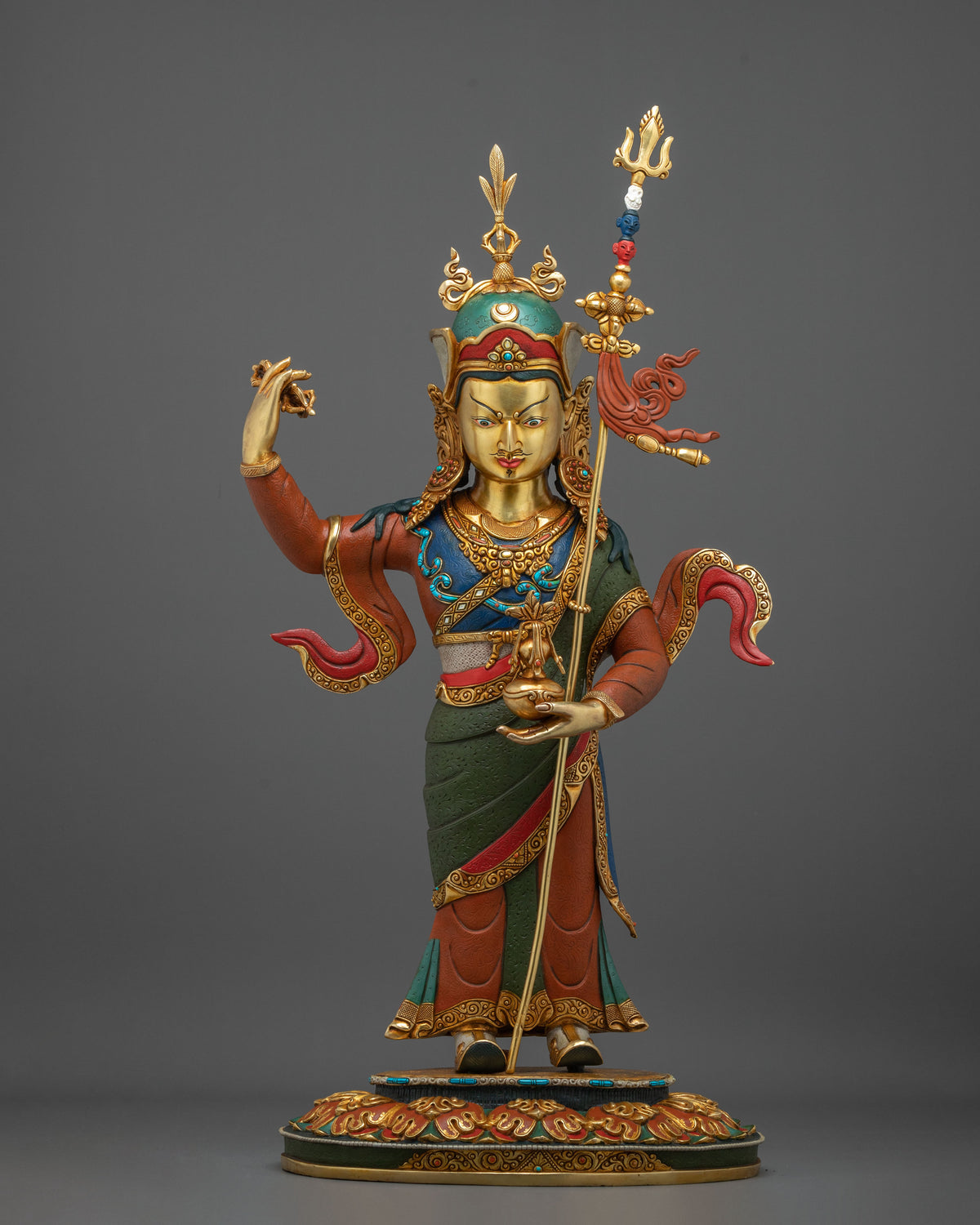 Dancing Guru Rinpoche Statue | Himalayan Artwork