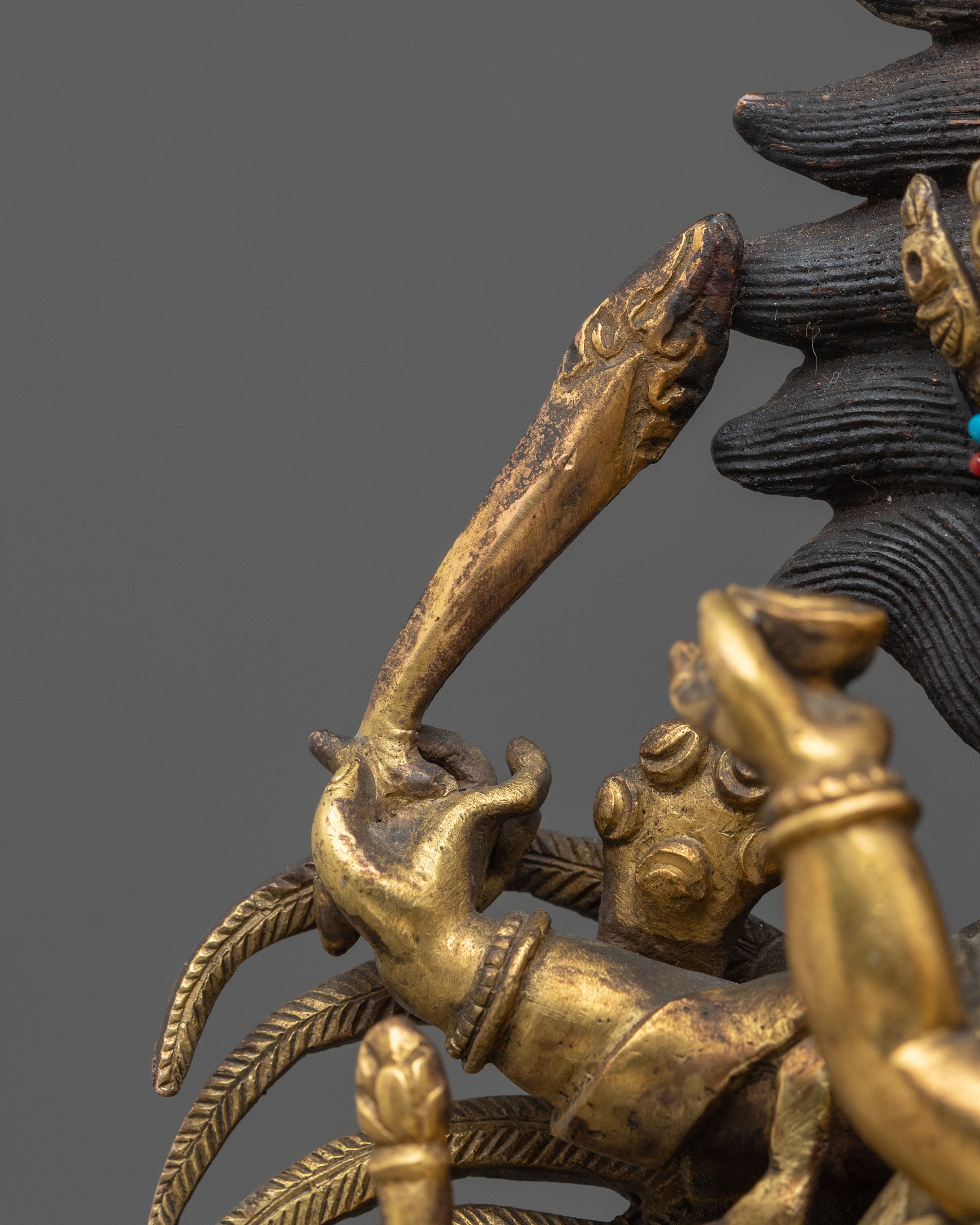 Hayagriva Acrylic Painted Statue | Handcrafted Figurine