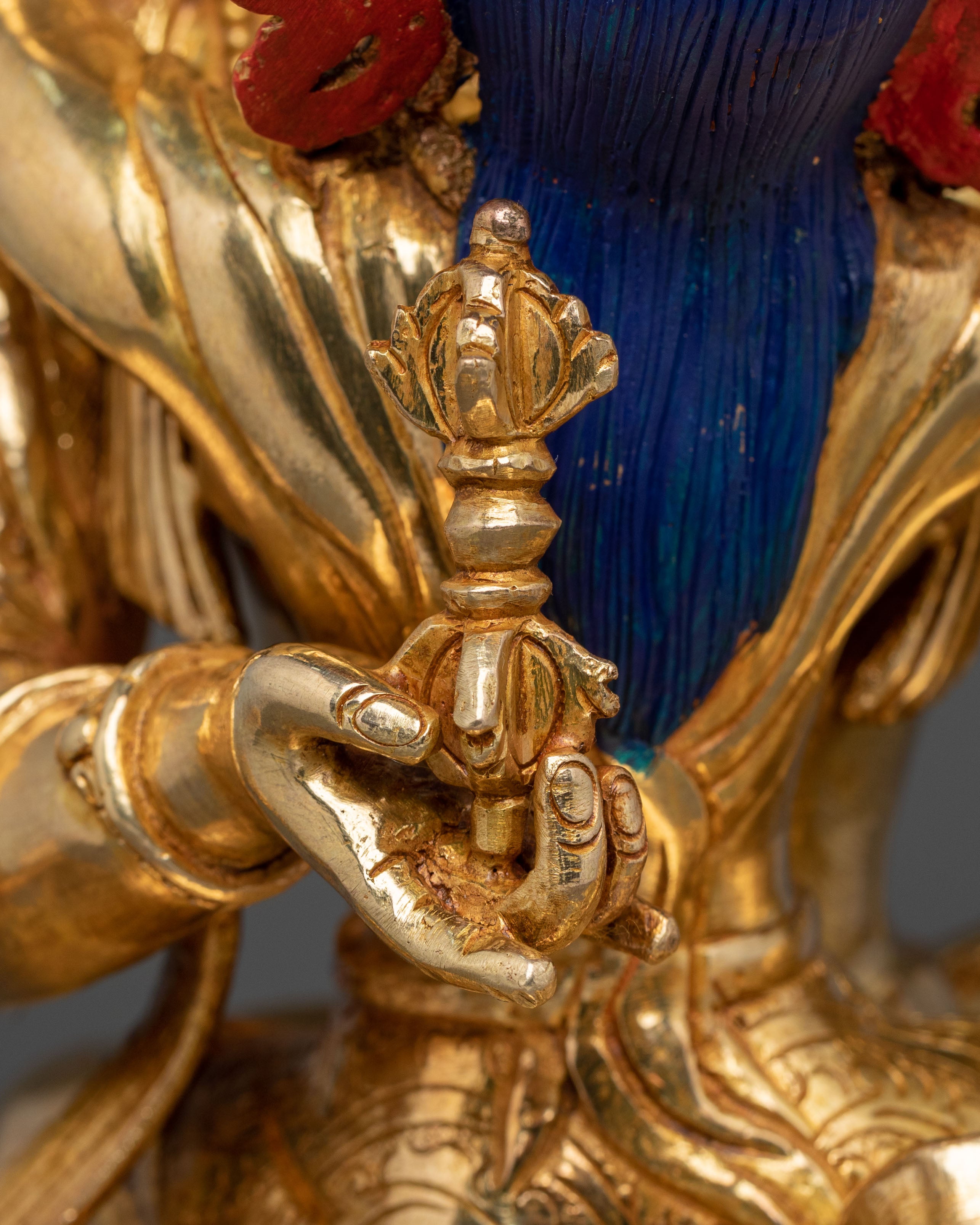Handmade Statue of Vajrasattva with Vajragarvi | Deities of Purification