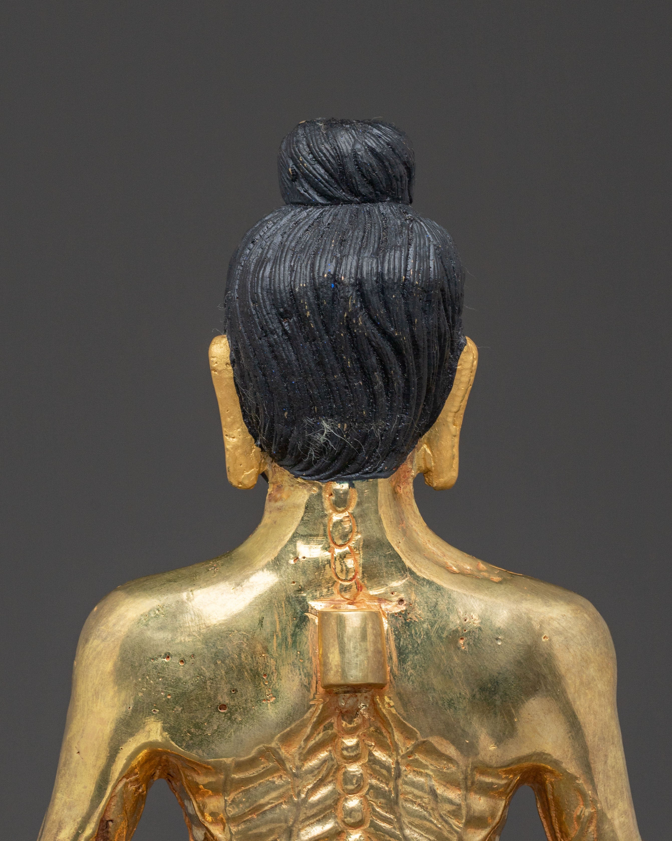 Spiritual Fasting Buddha Statue – Exquisite Handcrafted Copper Statue