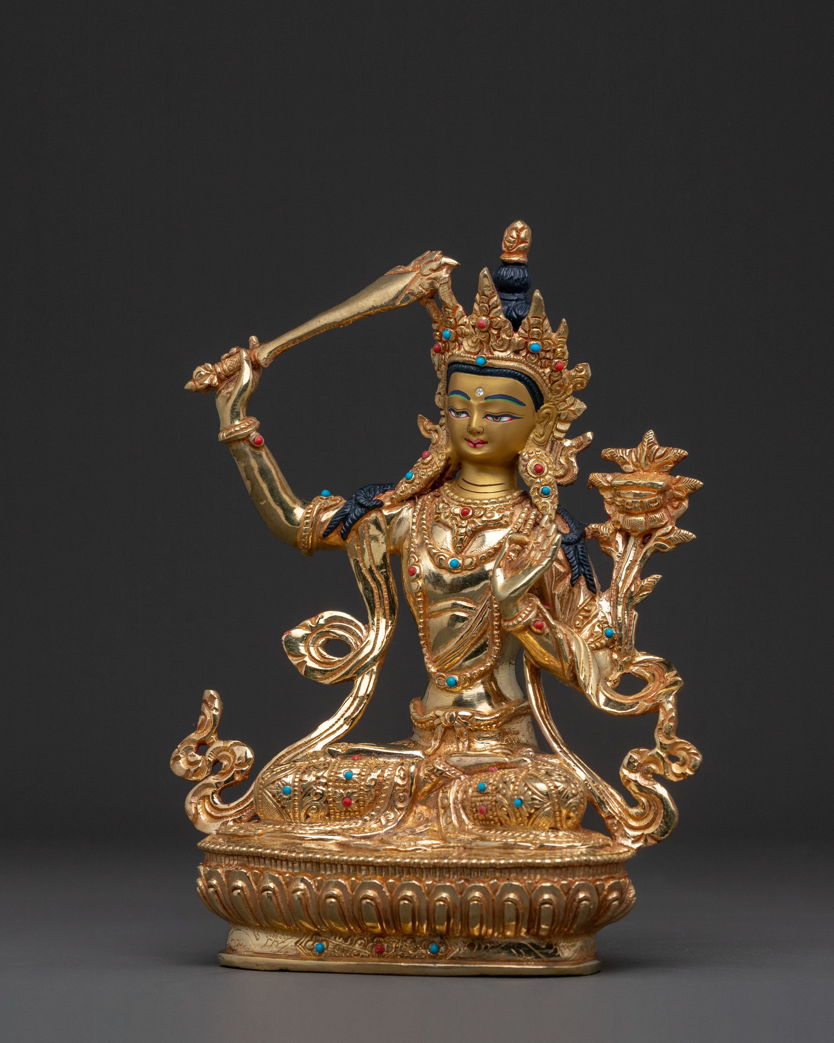 Manjushri Statue | Handcrafted Enlightenment Figure
