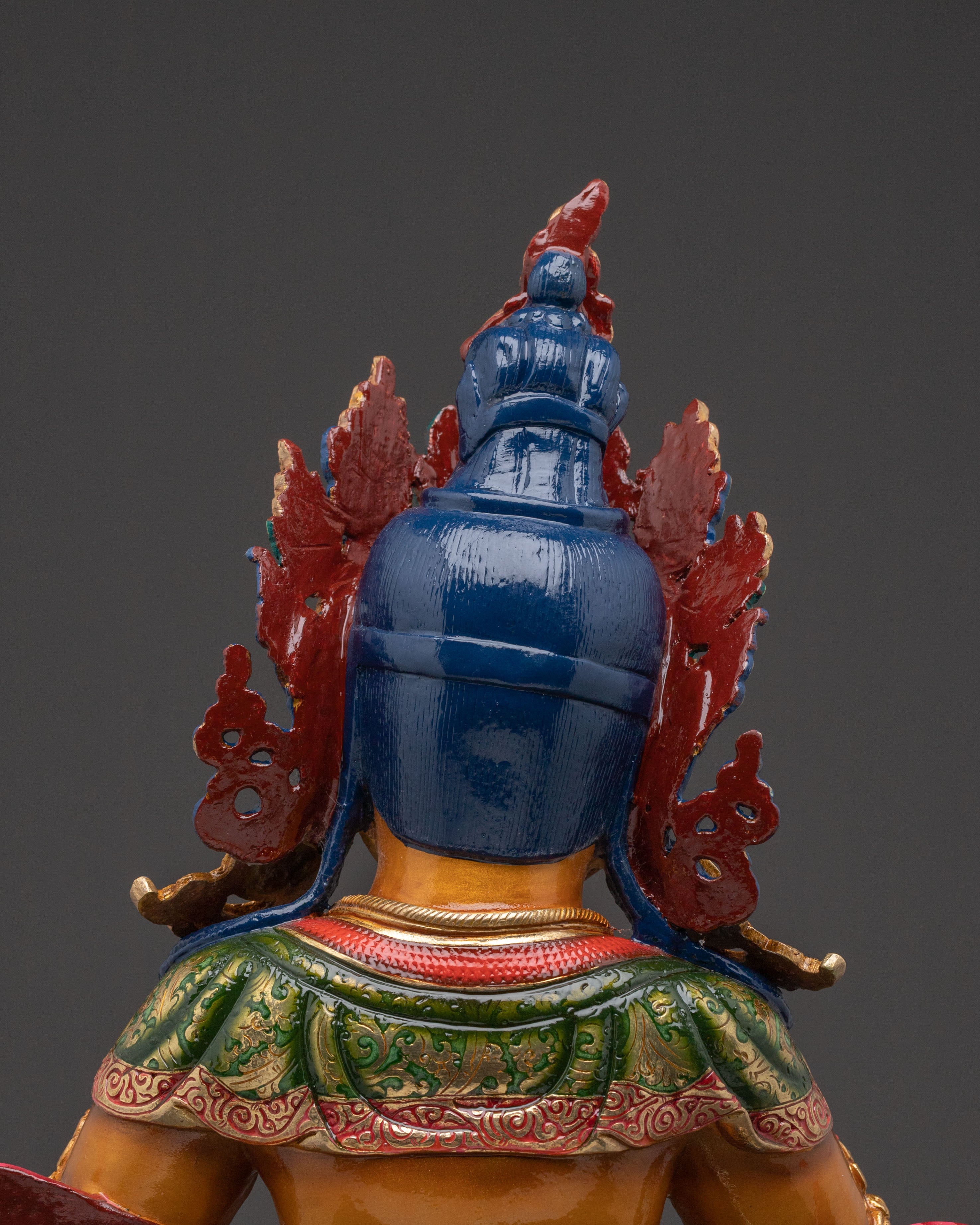 Dzambhala Golden Statue | Buddhist Deity of Wealth