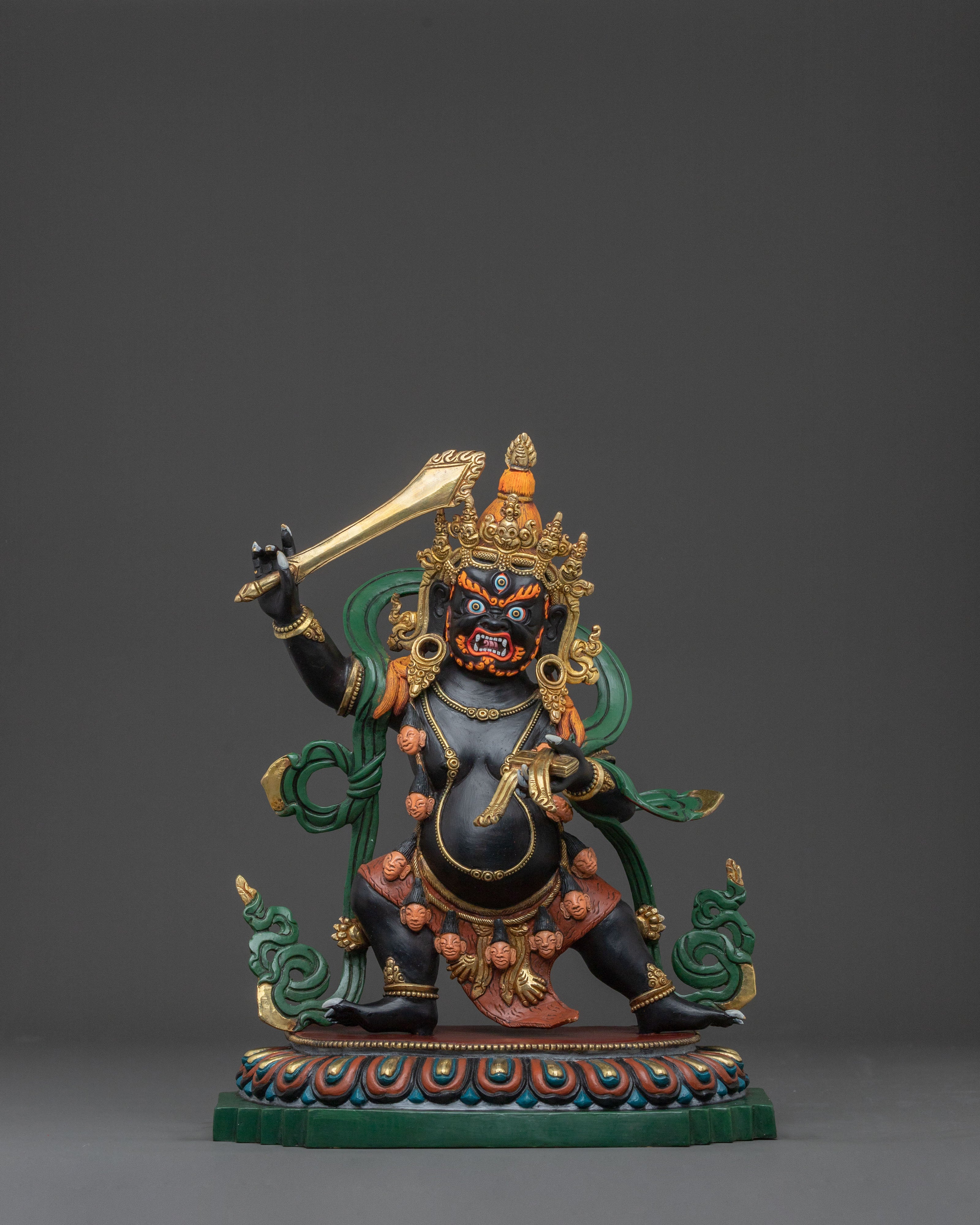 Black Manjushri Spiritual Statue | Protector of Wisdom