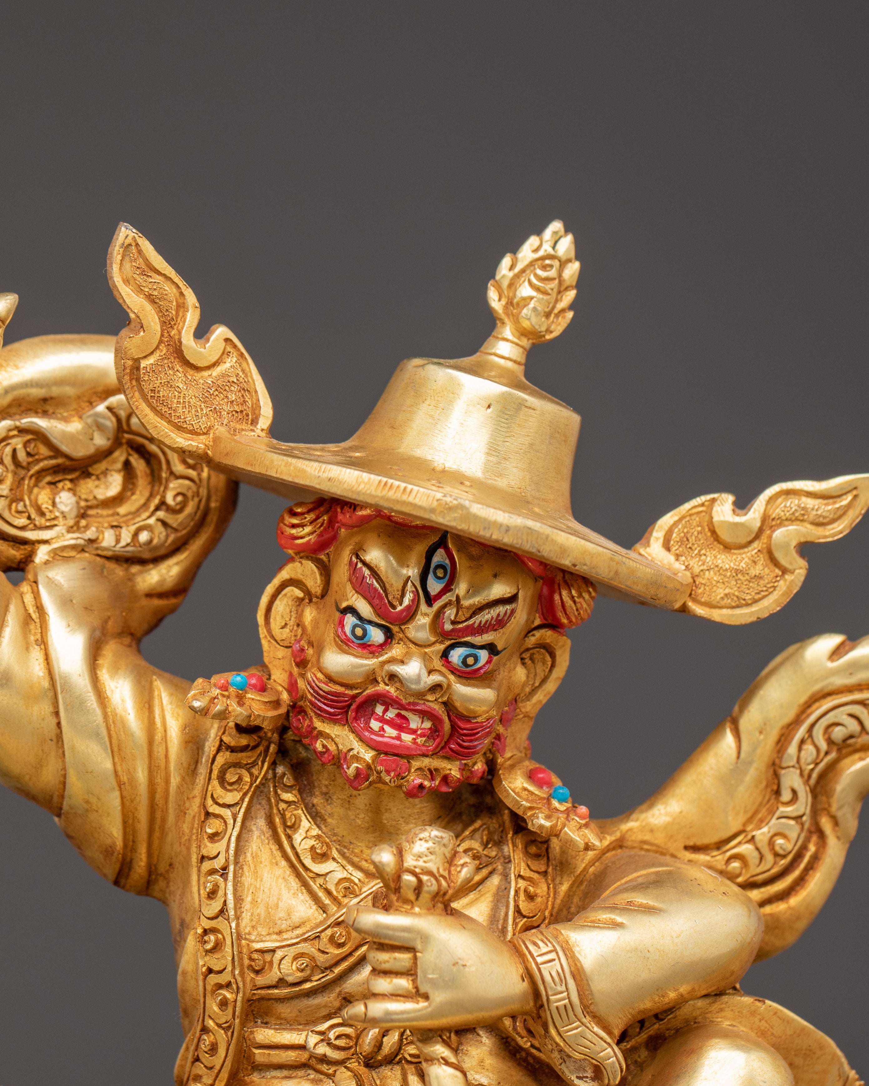 Himalayan Droje Legpa Statue | Traditional Tibetan Sculpture