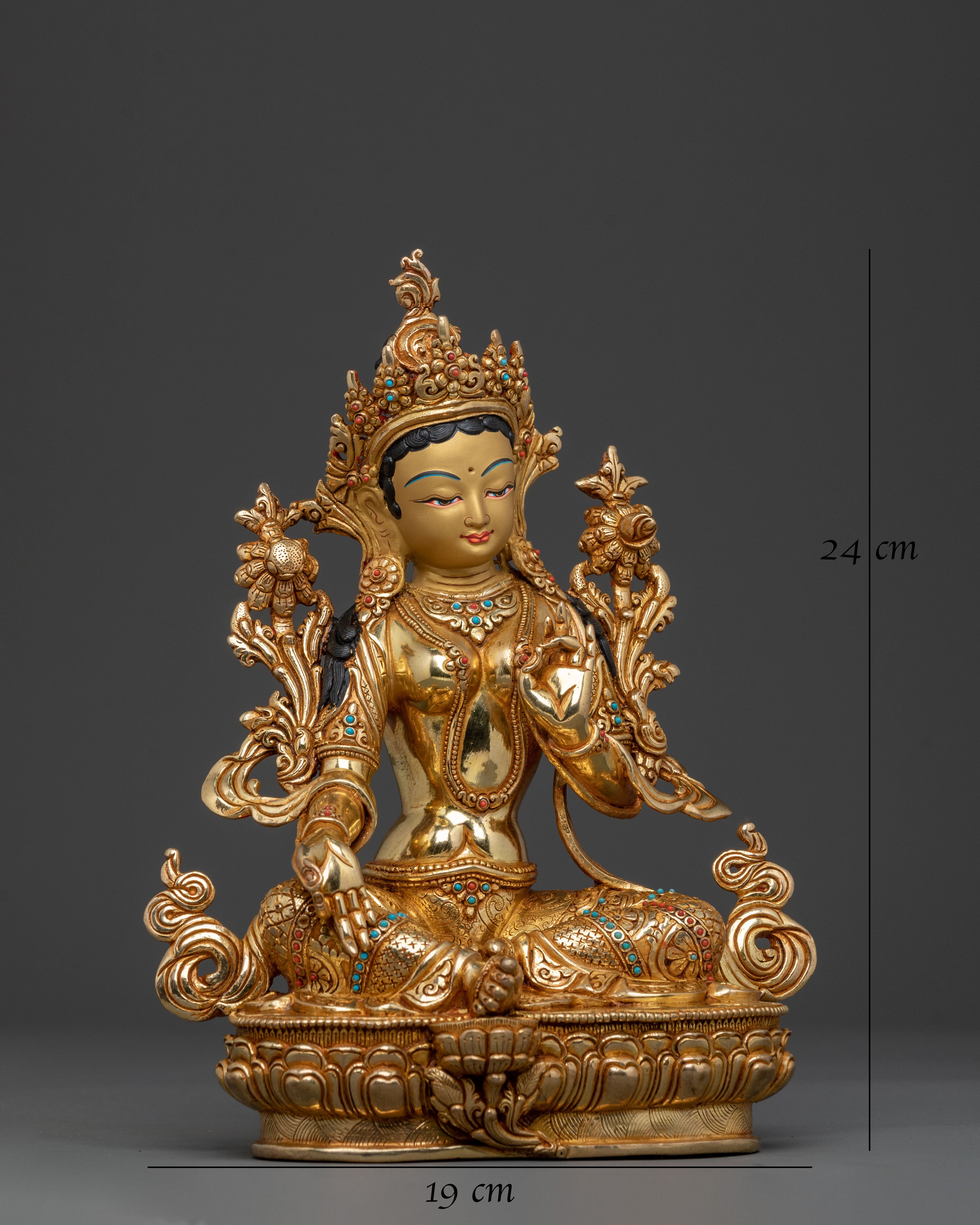 Green Tara Statue | Embodiment of Compassion