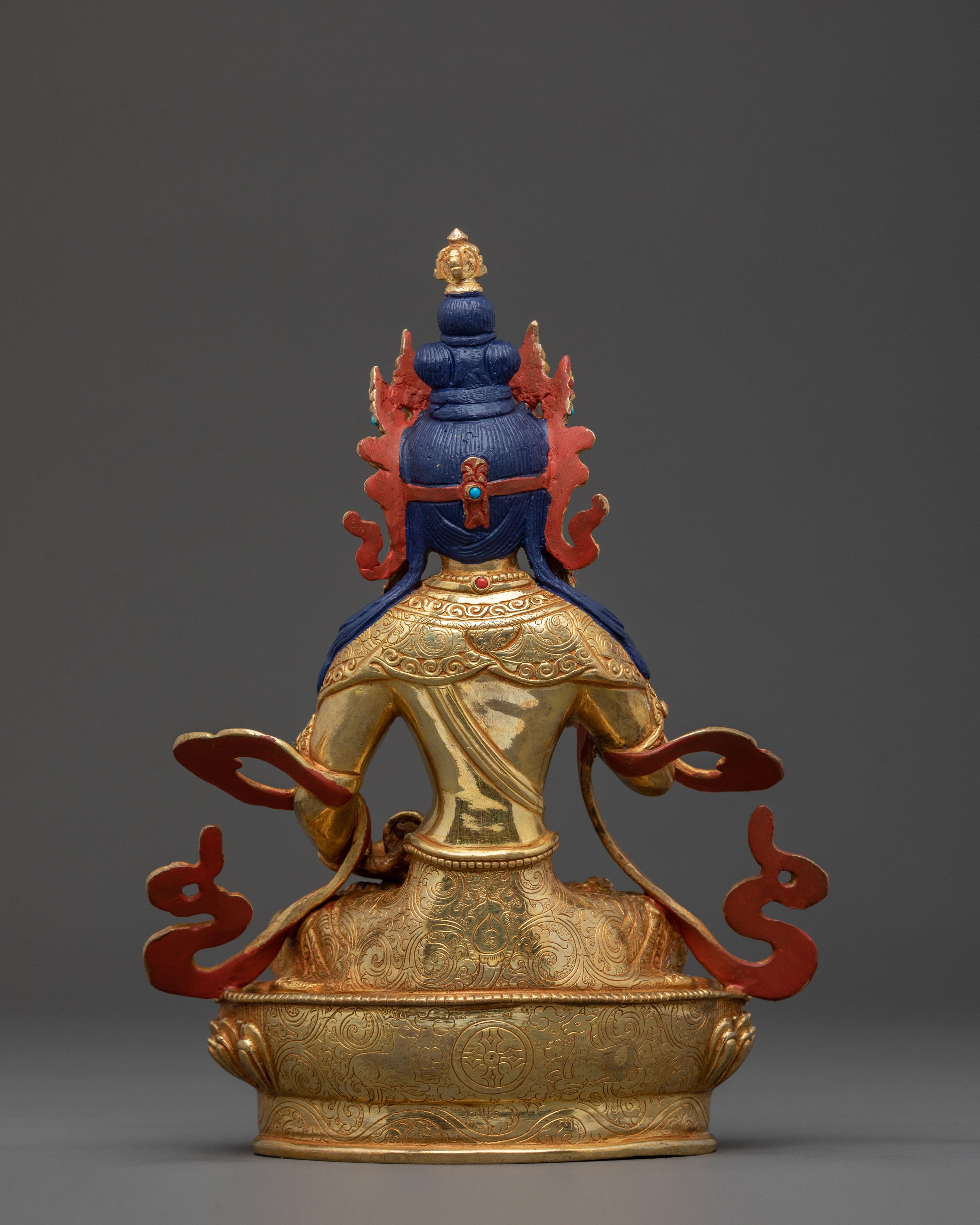 Vajrasattva Statue: Handcrafted in Nepal