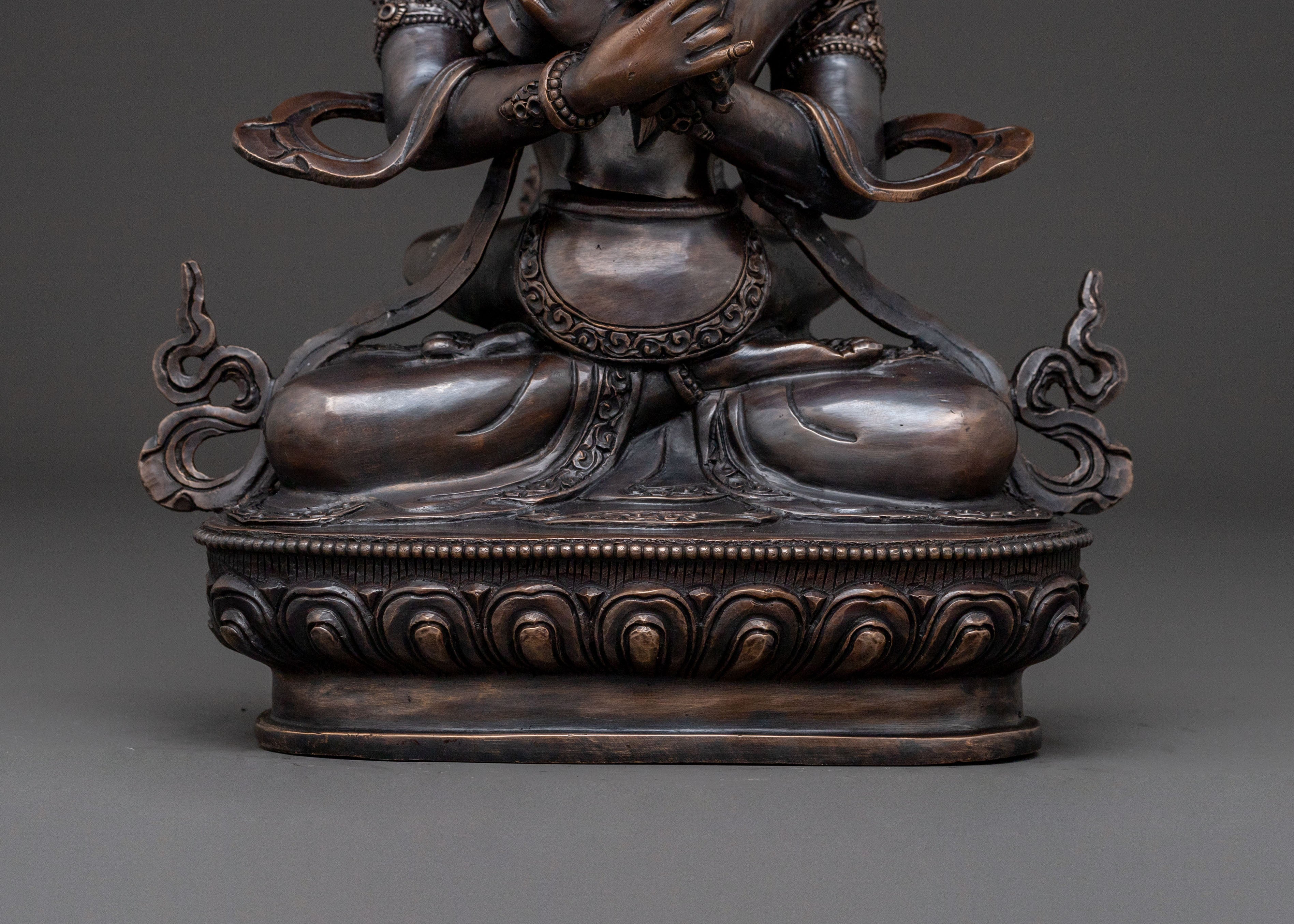 Vajradhara with Vajravani Spiritual Statue | Altar Decor
