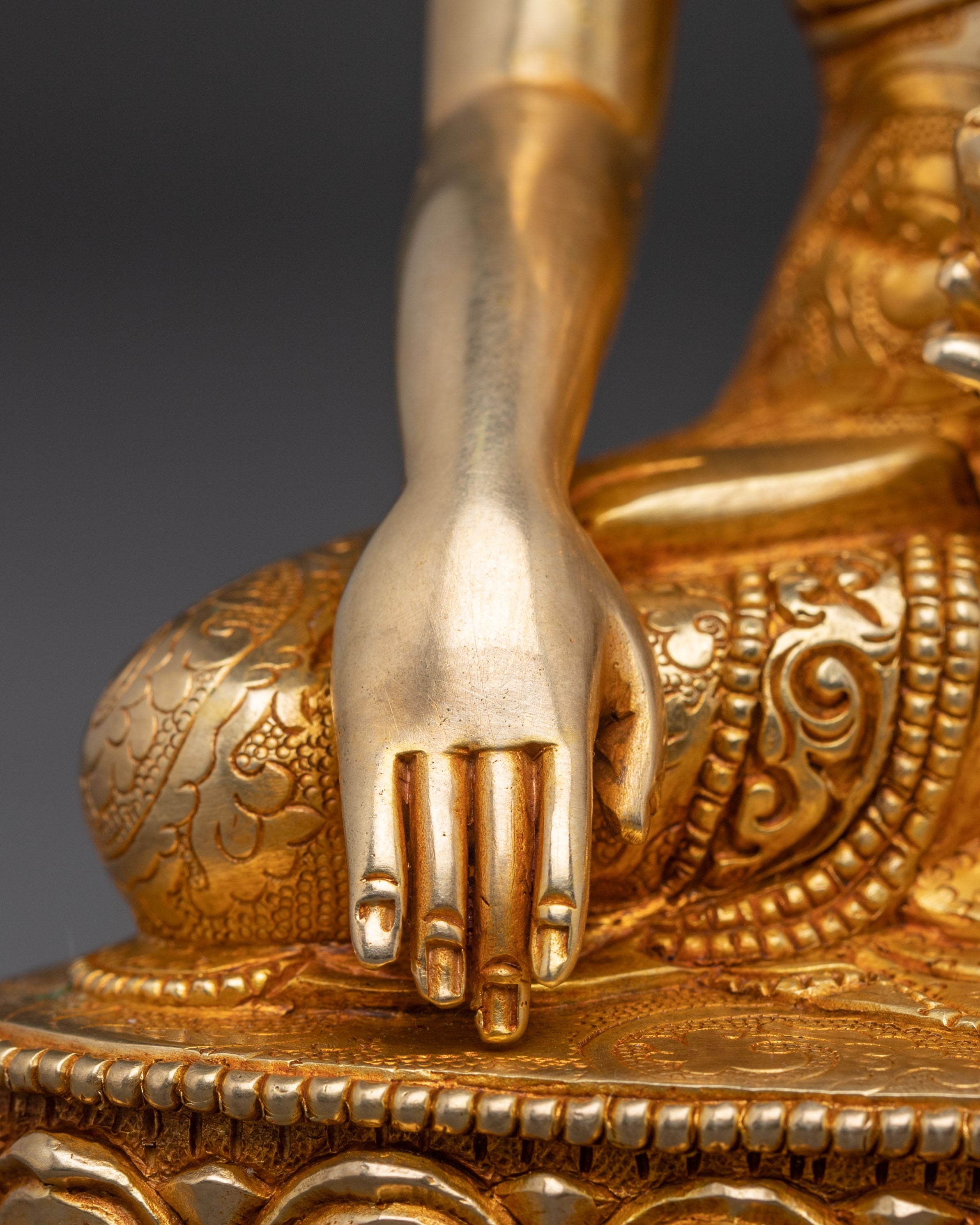 Handmade Radiant Shakyamuni Buddha Statue | Historical Buddha