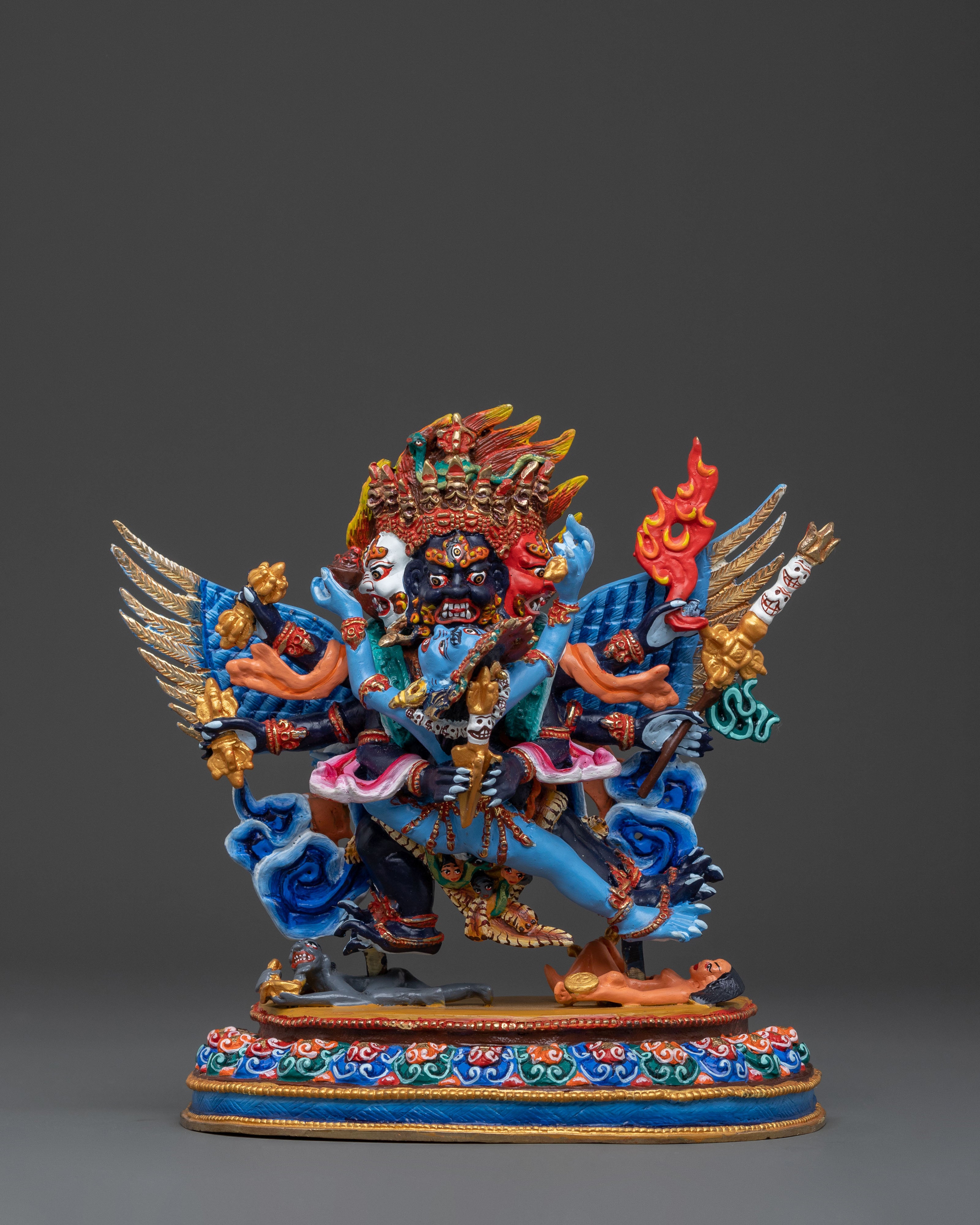 Vajrakilaya Sacred Tantric Deity Statue | Fierce Protection