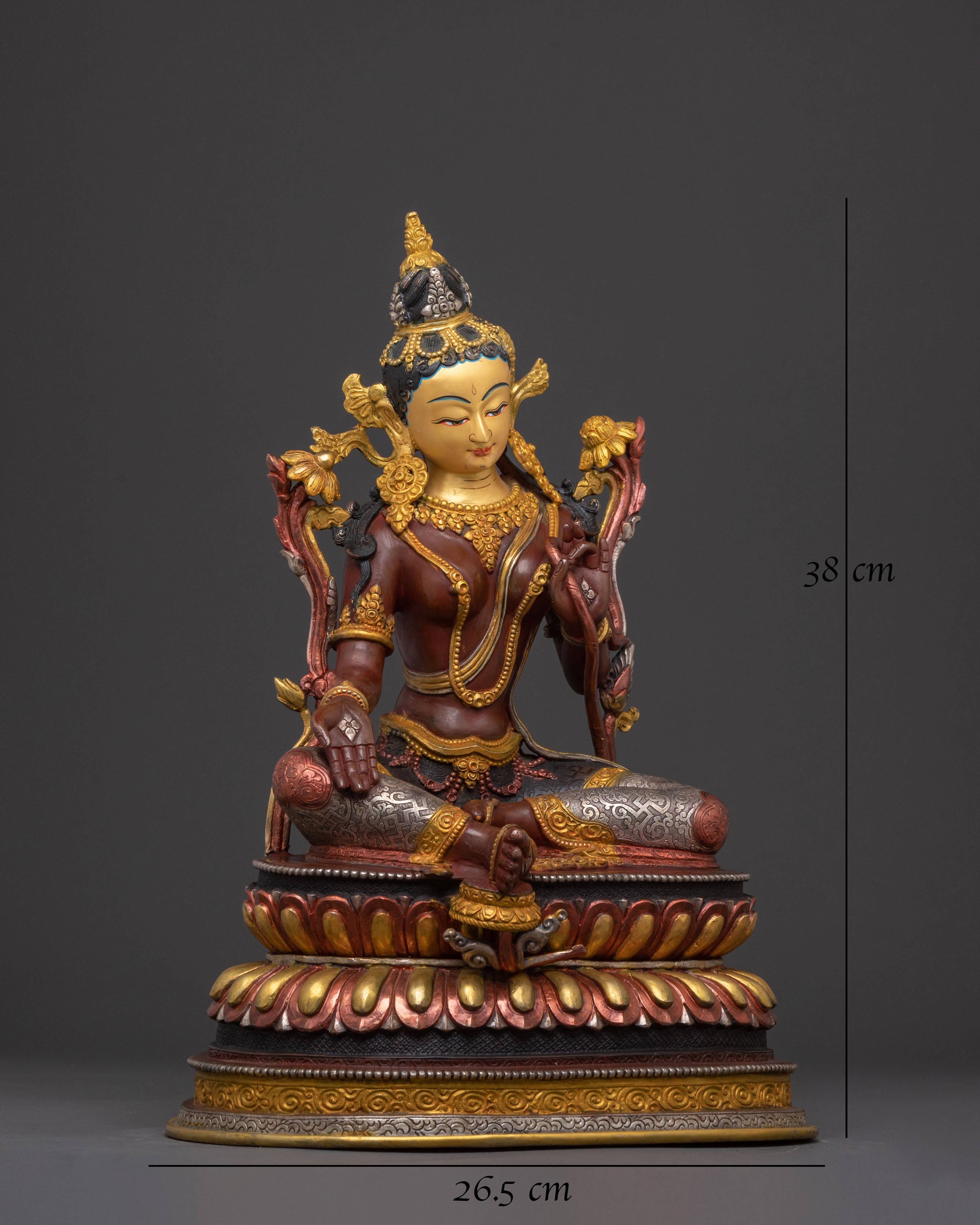 Green Tara Sacred Statue | Protector from Suffering