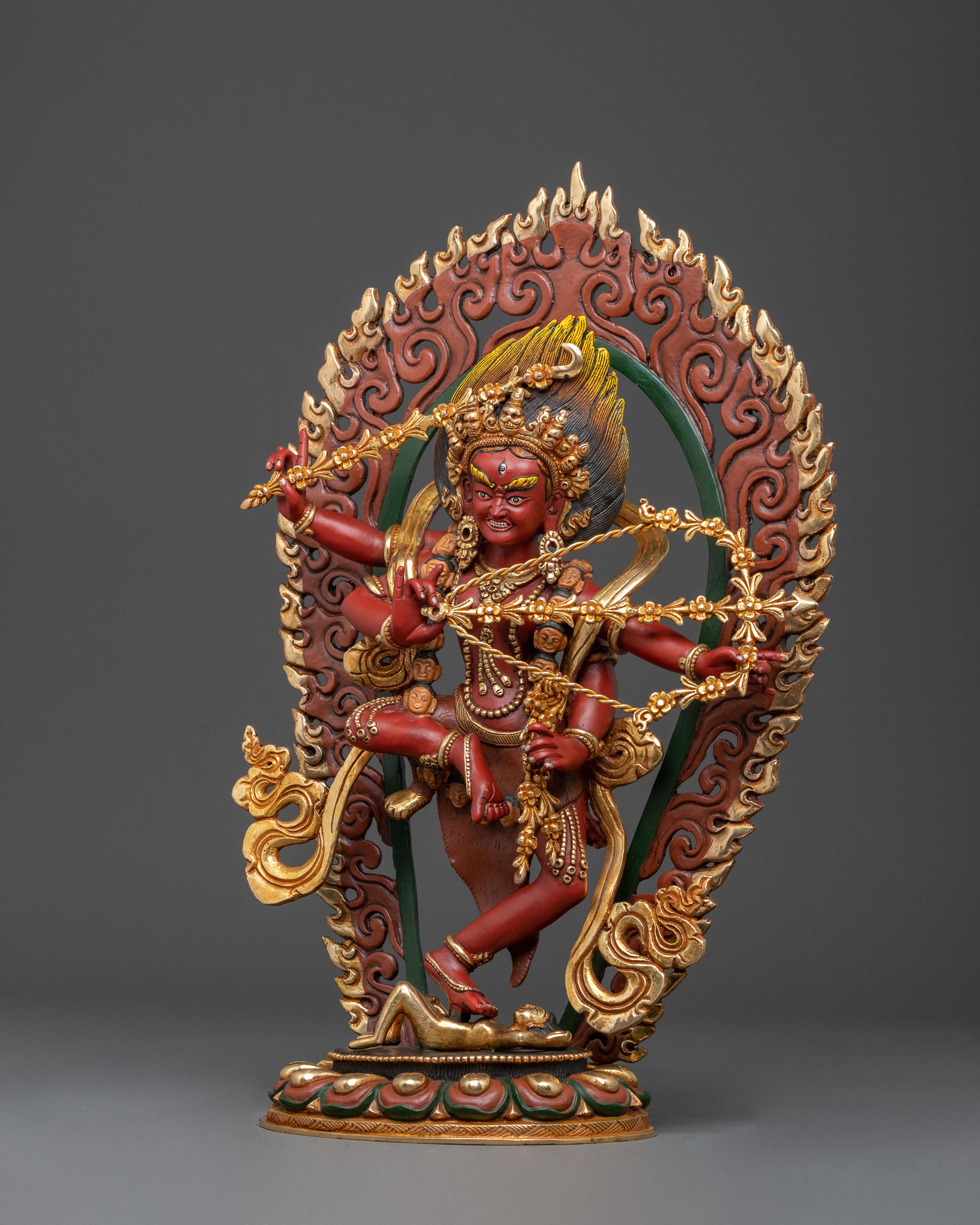 Kurukulla Statue: Vibrant Red Tara Artwork