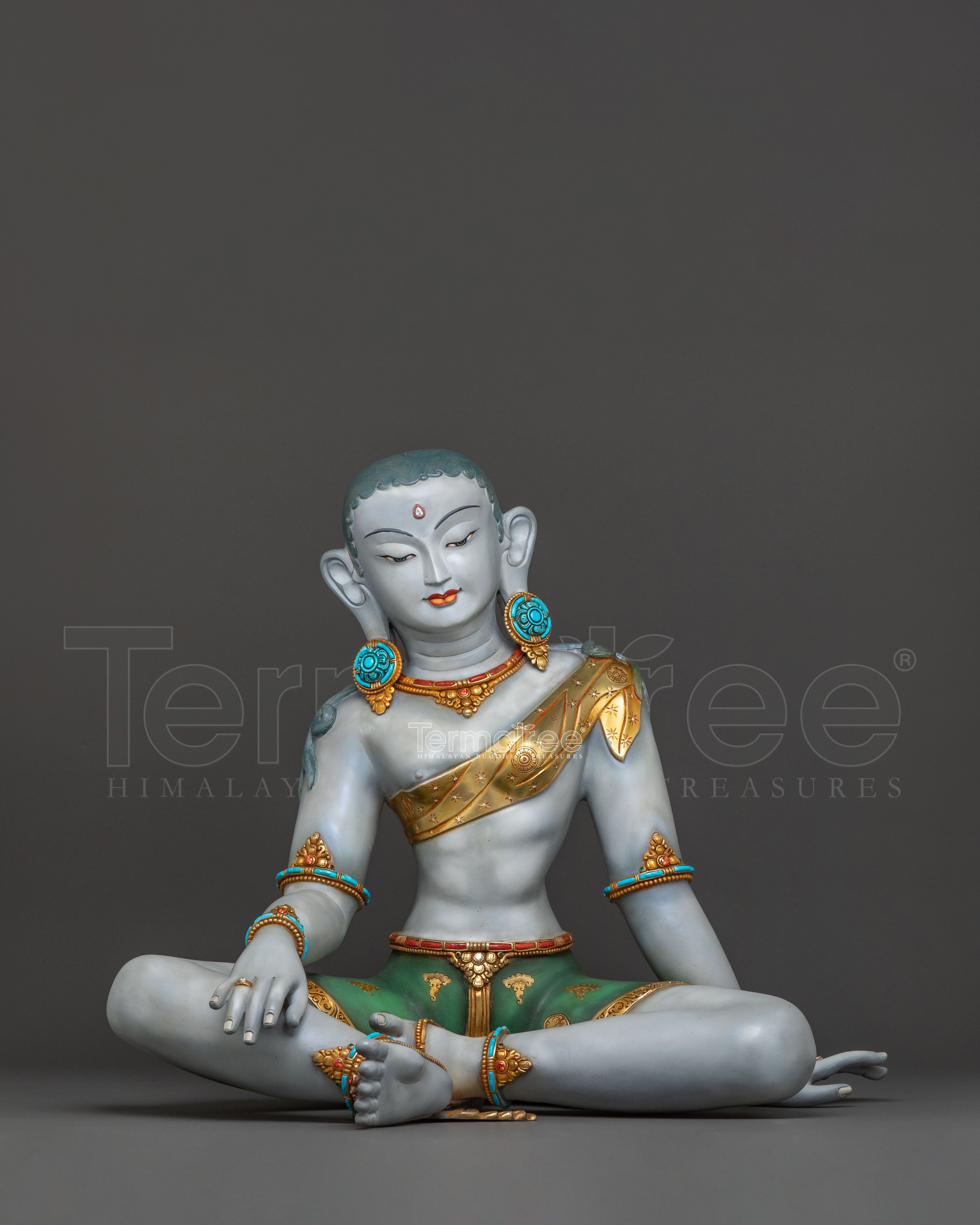  Goddess Parbati Copper Statue