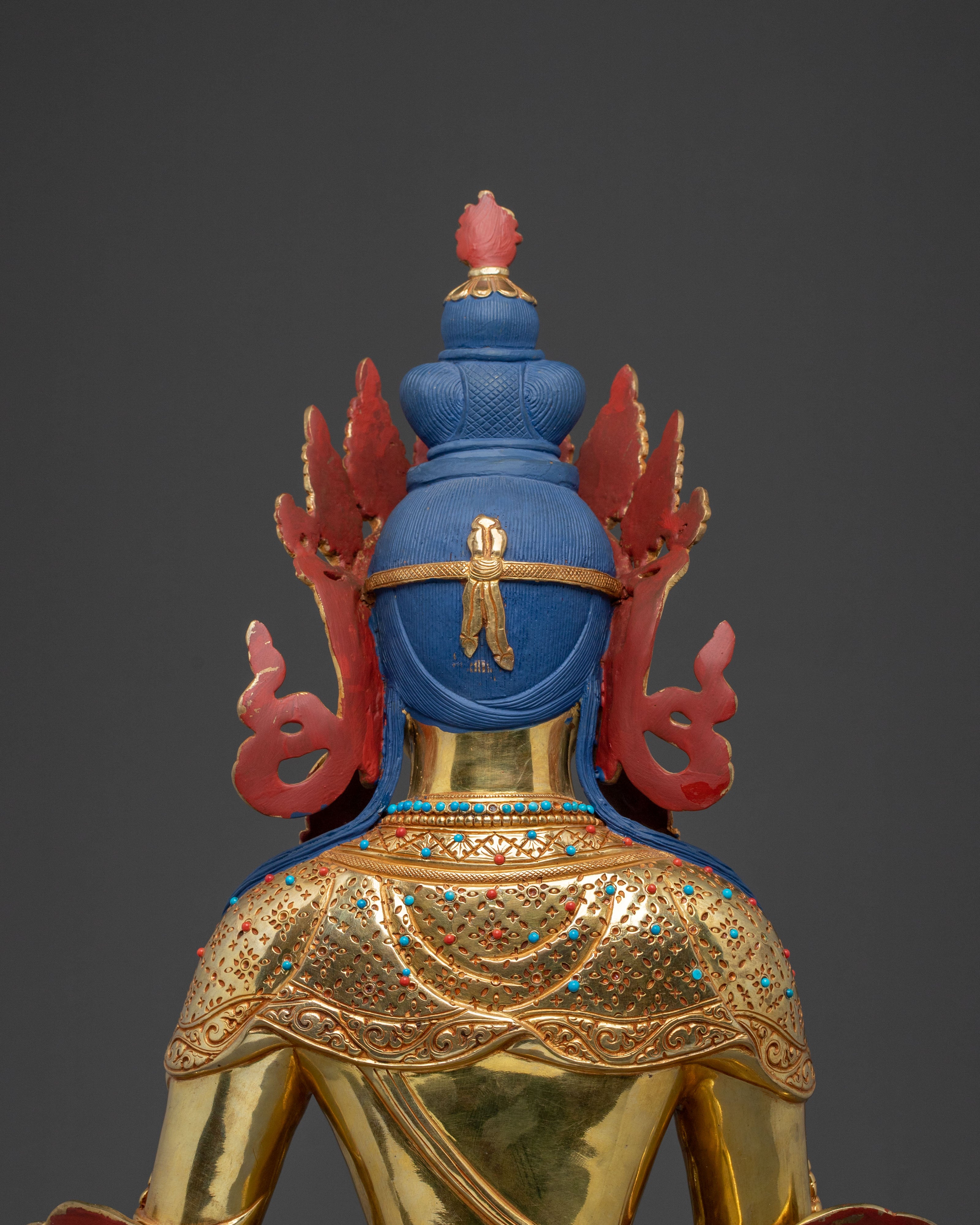 Kshitigarbha Sculpture | Tibetan Bodhisattva Figurine