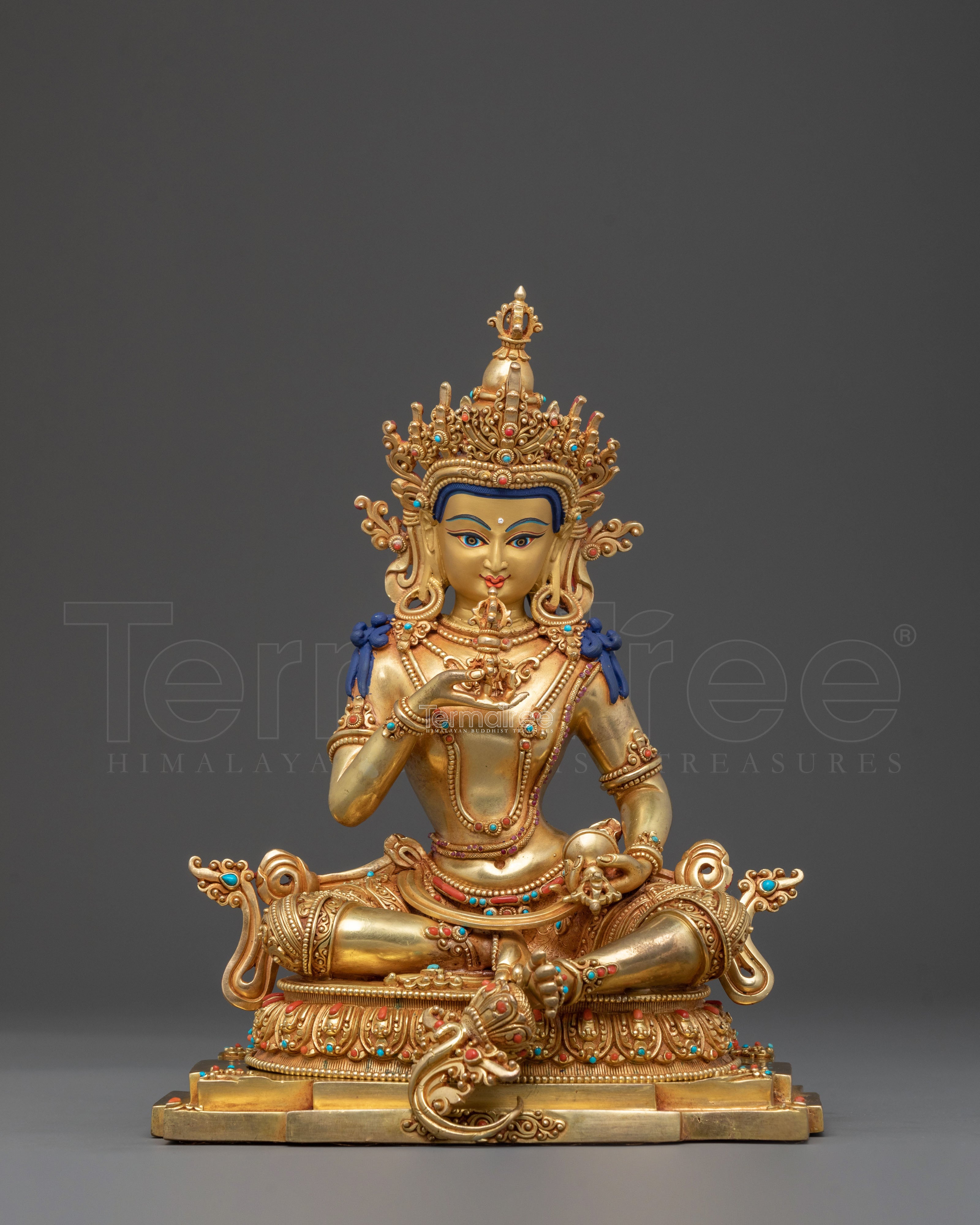 Vajrasattva Handcrafted Sculpture | Buddhist Purification Deity