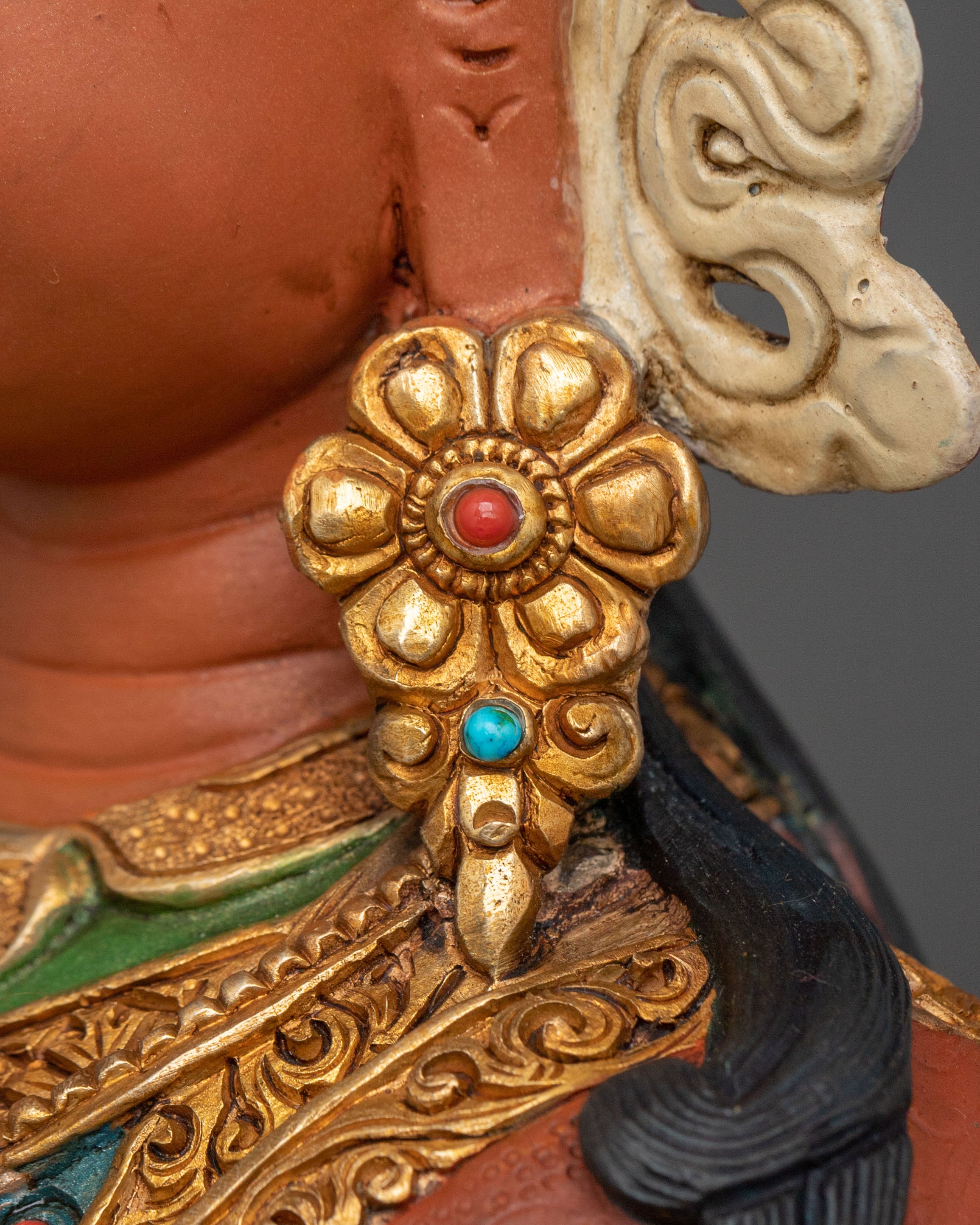 Traditional Guru Rinpoche Statue | Himalayan Artwork