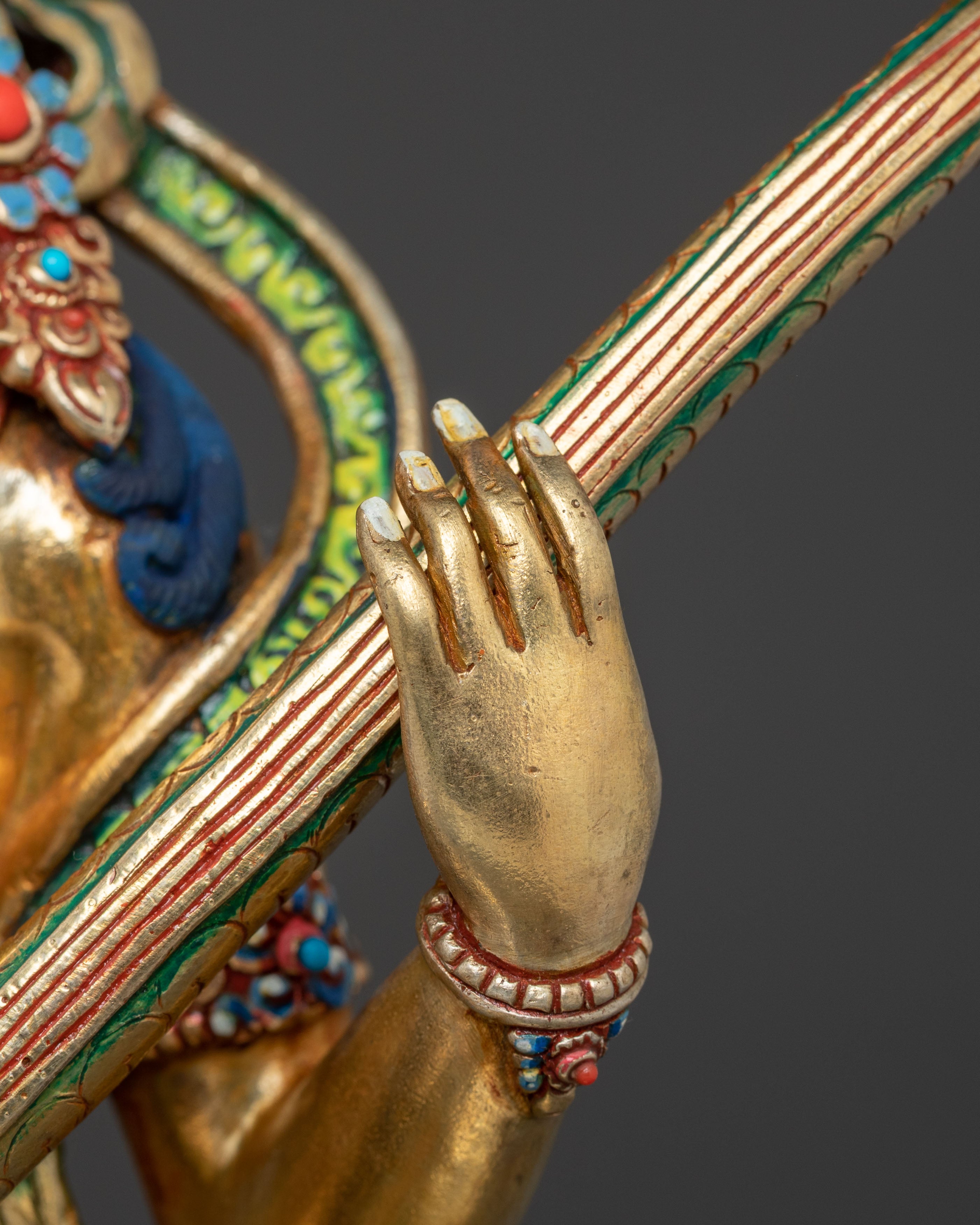 Handcrafted Goddess Saraswati Statue