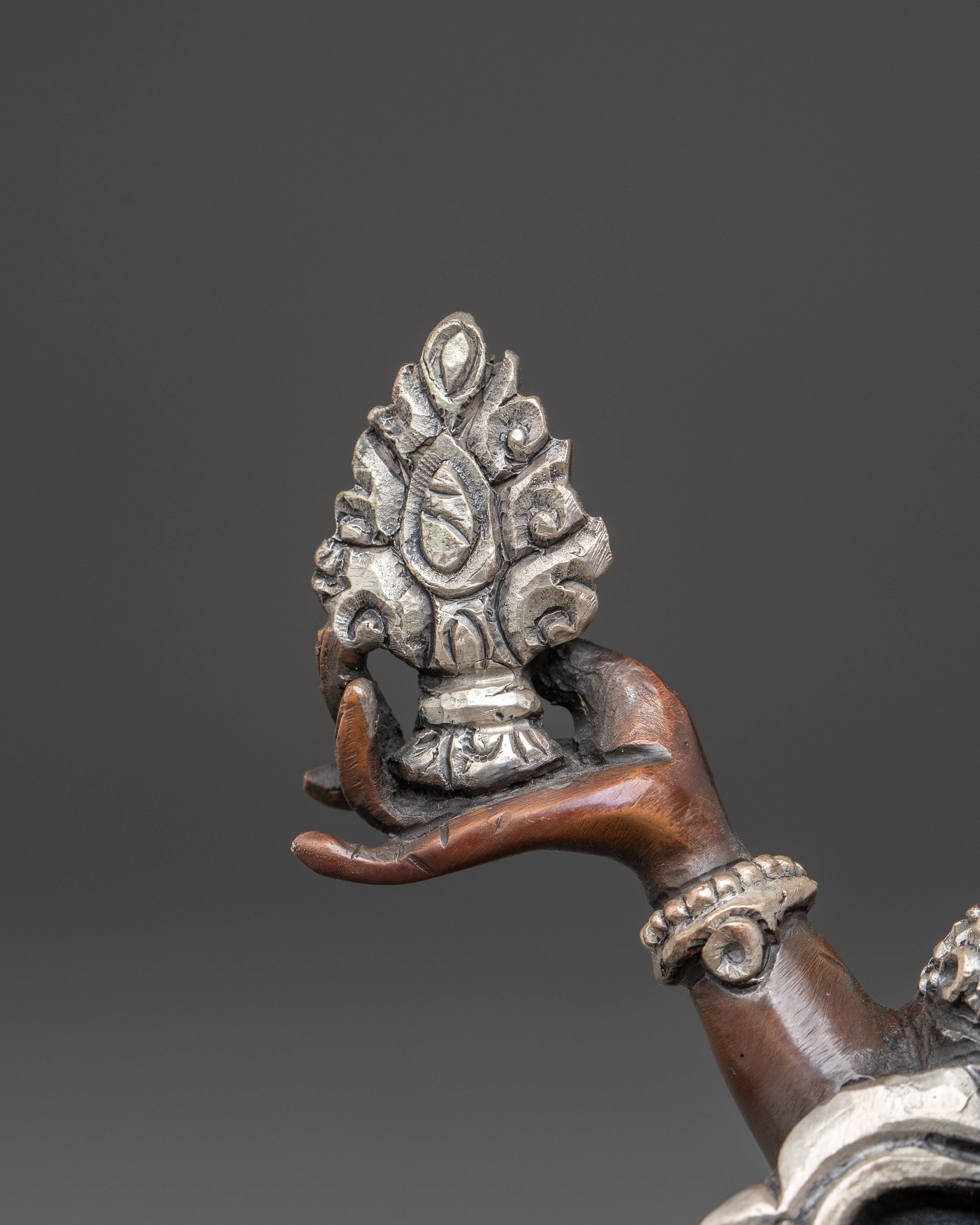 Wealth Goddess Laxmi Copper Statue | Handcrafted Spiritual Decor