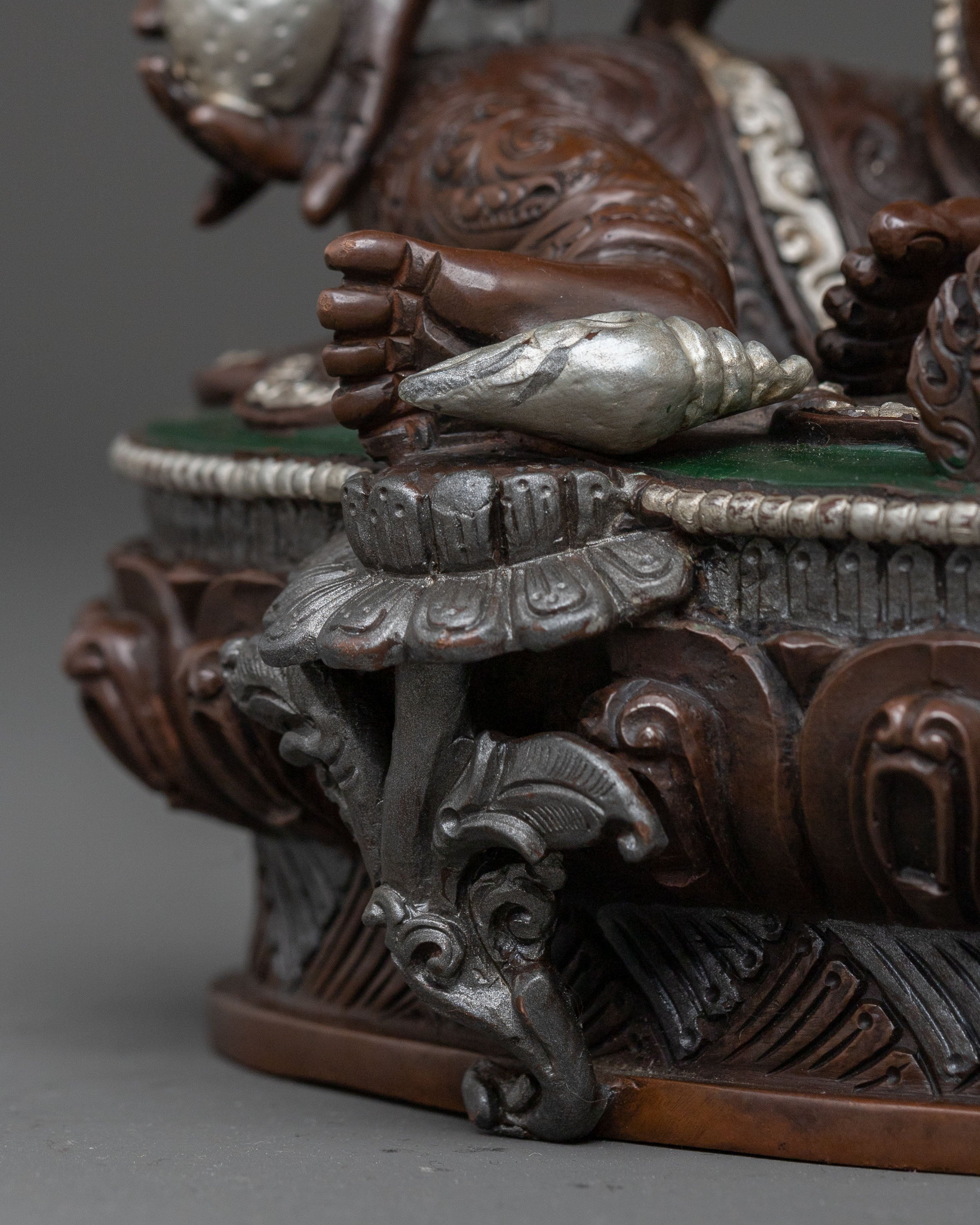 Buddhist Wealth God Dzambhala Statue | Spiritual Decor