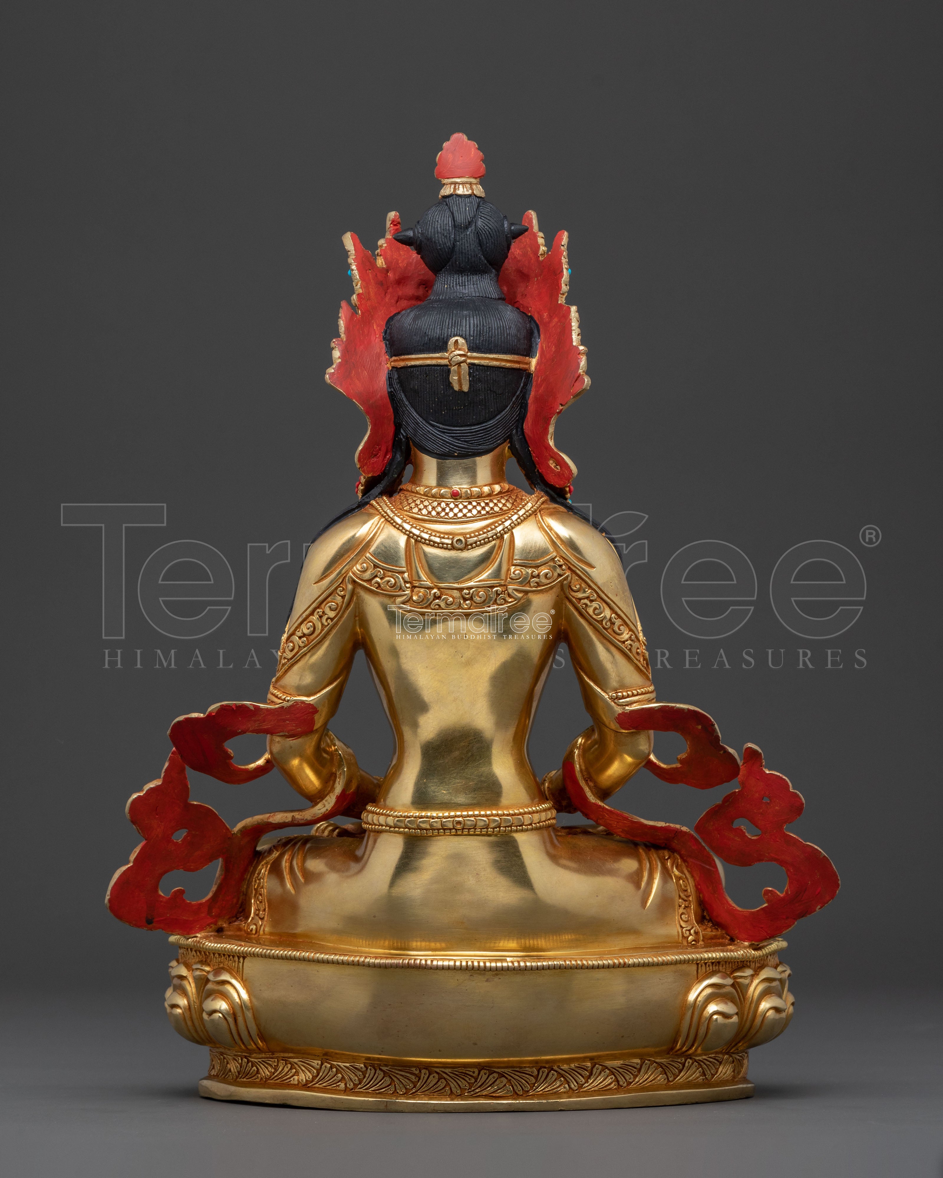 Longevity Figurine Amitayus |  Sacred Buddhist Altar Decor
