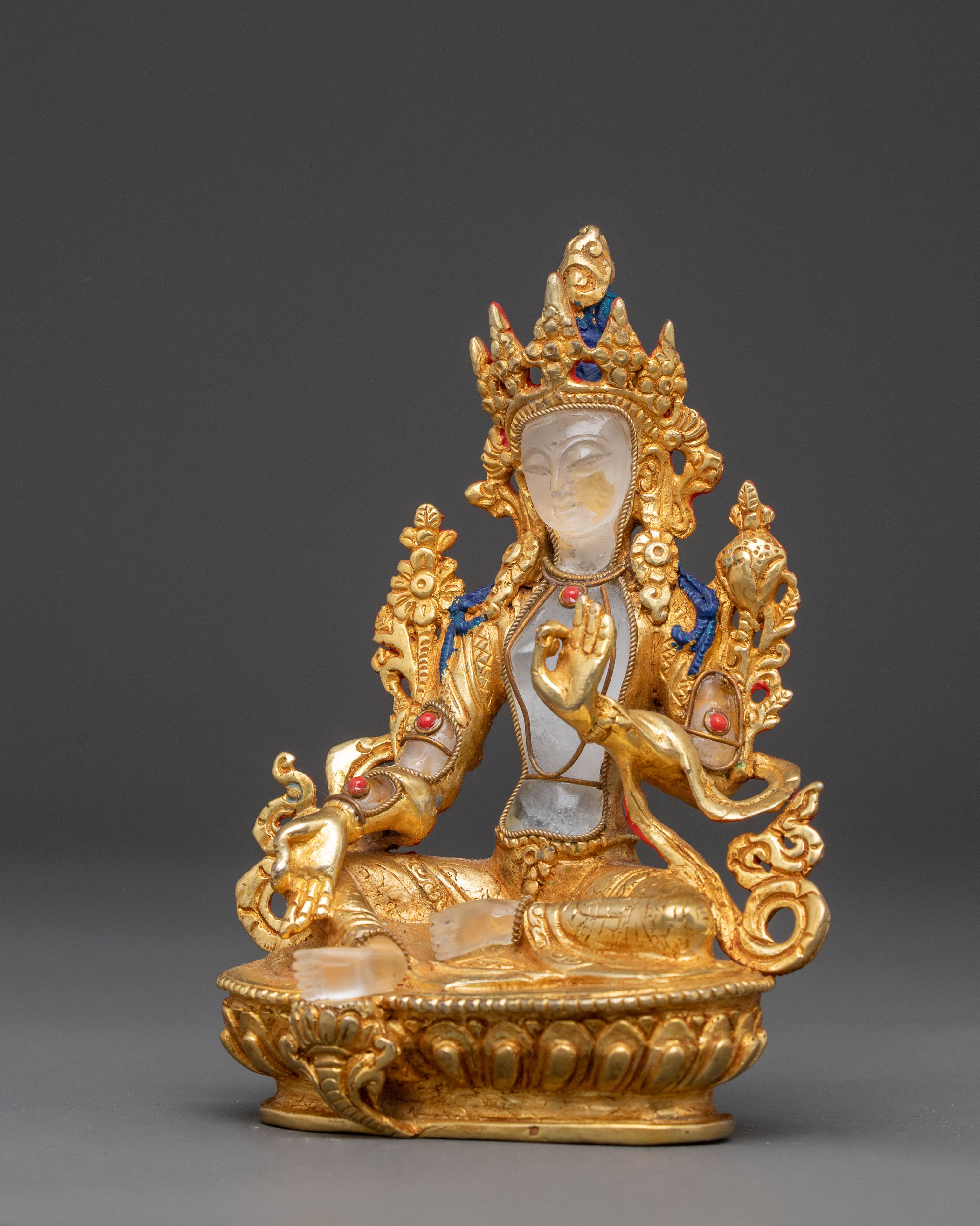 Handmade Sculpture of Compassionate Mother Green Tara