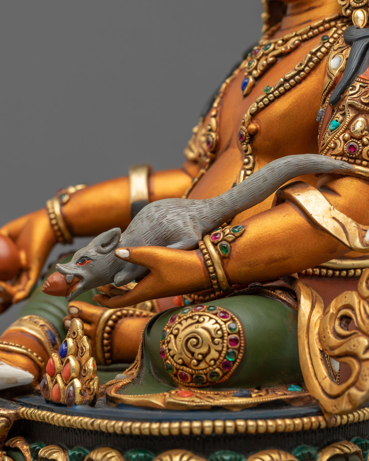 Jambhala Divine Sculpture | Tibetan Wealth God