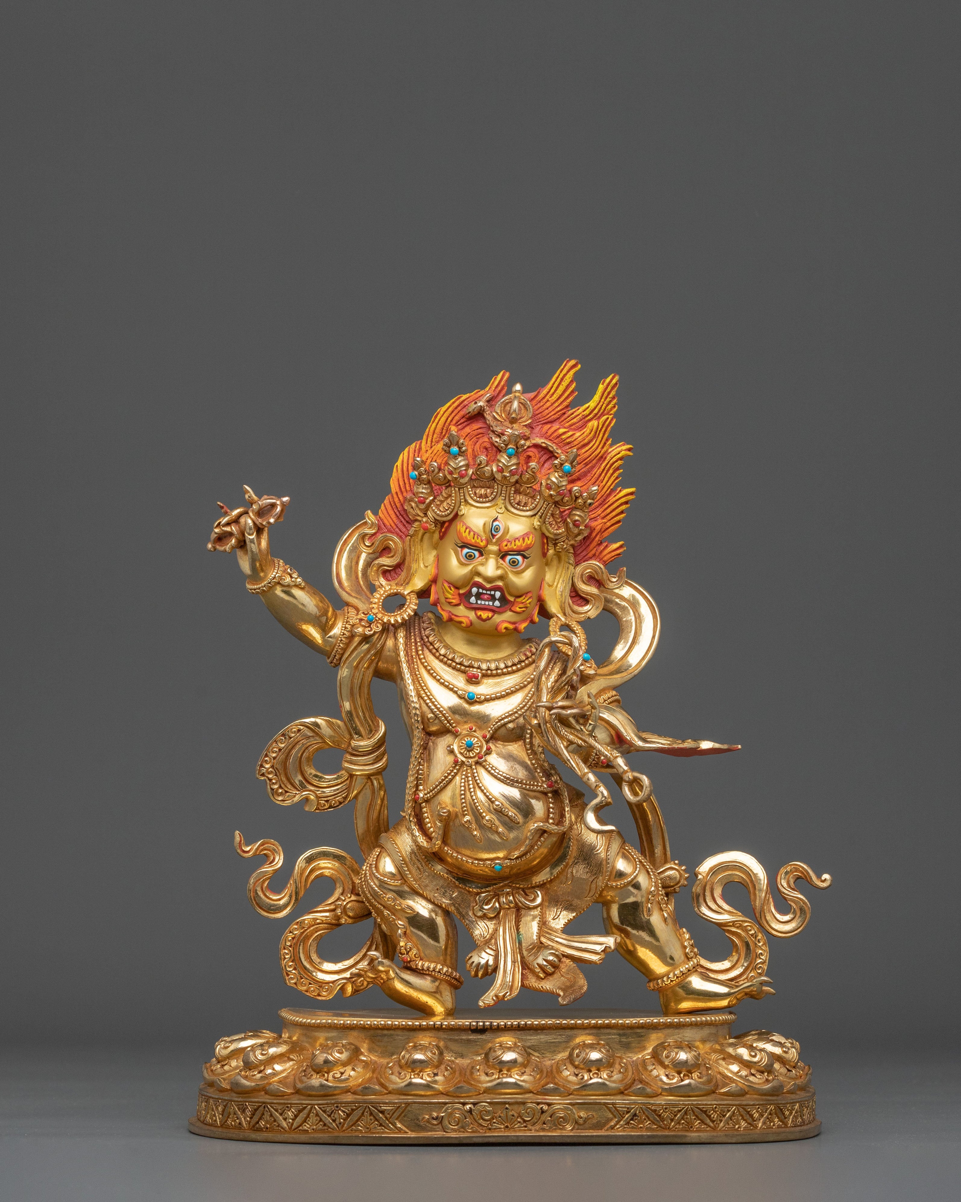 Vajrapani Buddhist Protection Statue | Dharma Guardian Sculpture